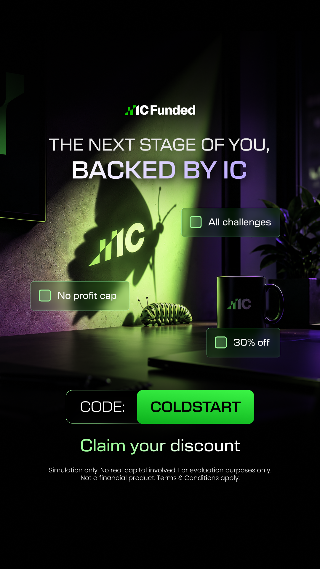 IC Funded Facebook ad: Save 30% with code COLDSTART