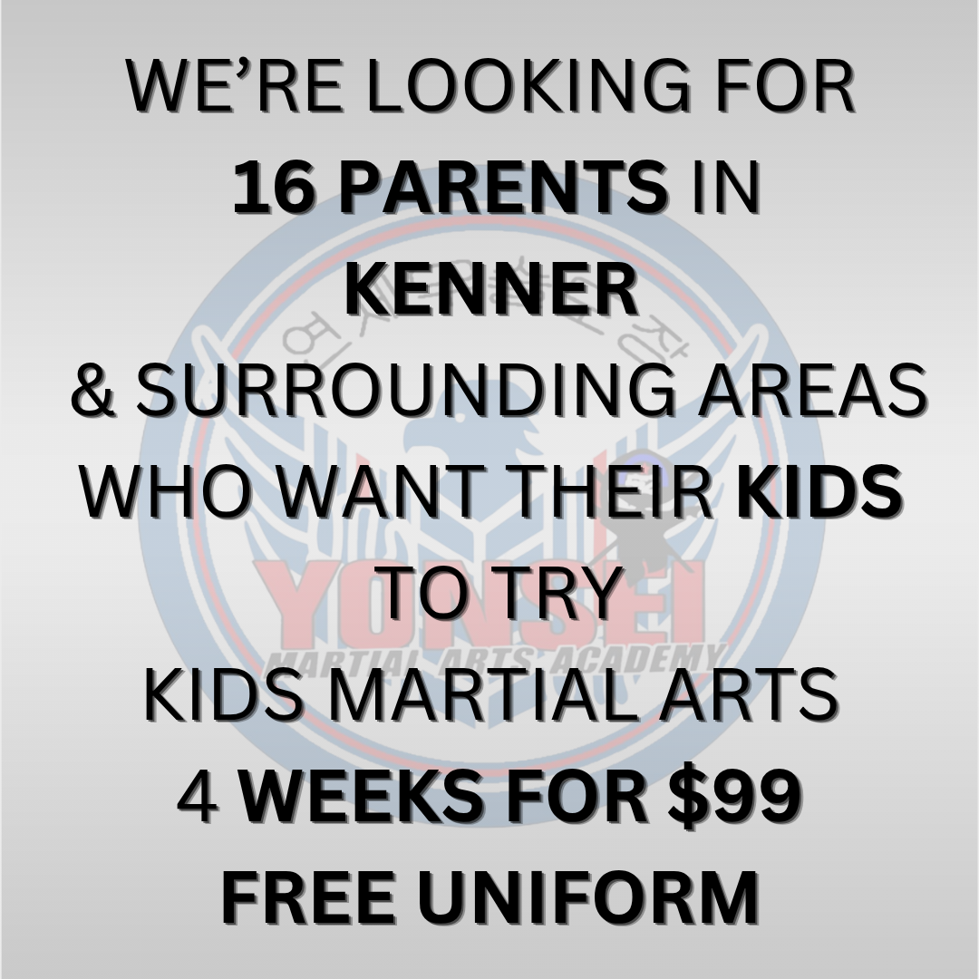 Yonsei Martial Arts Academy Facebook ad: 4 Weeks of Martial Arts for $99 + FREE Uniform