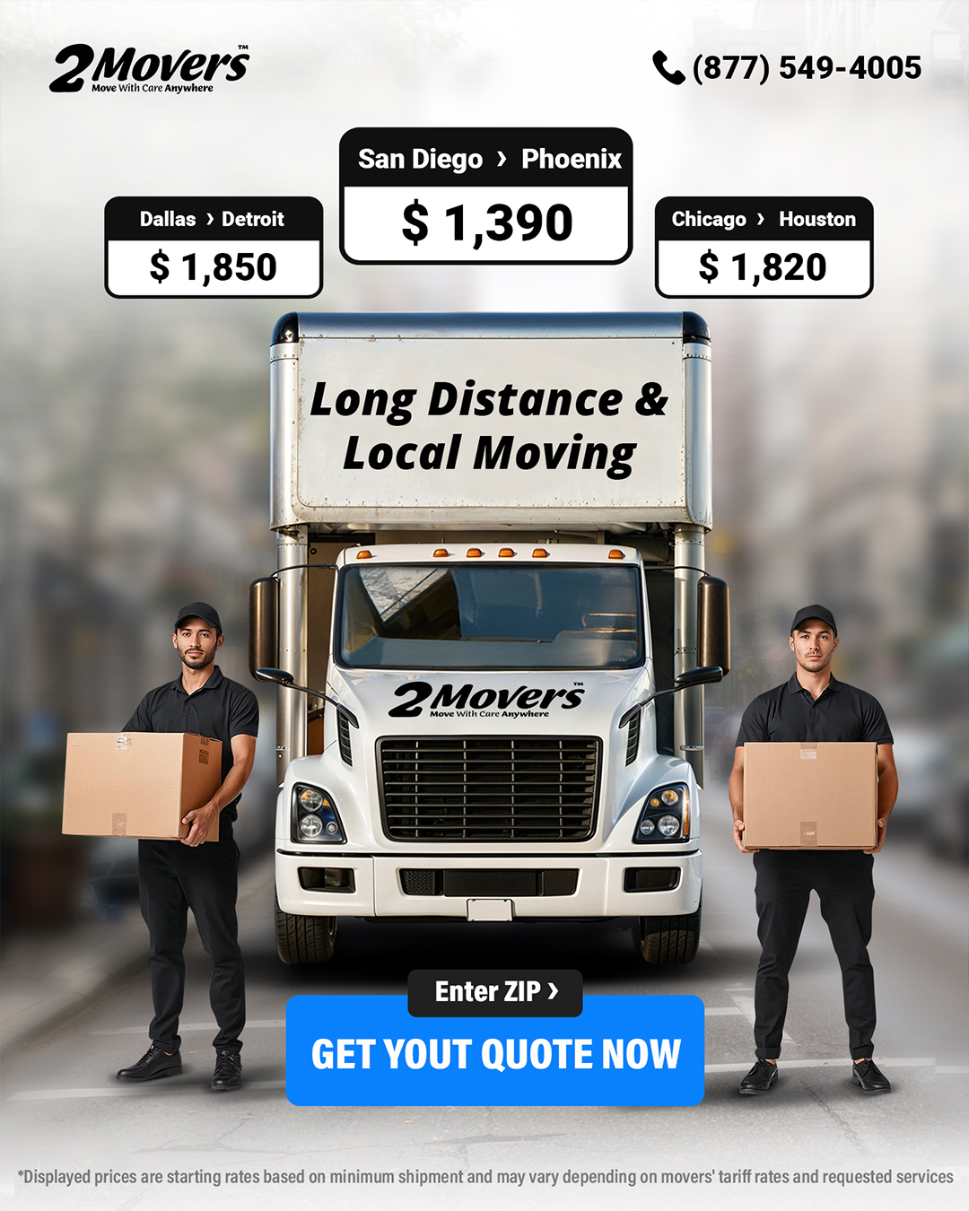Two Movers Facebook ad