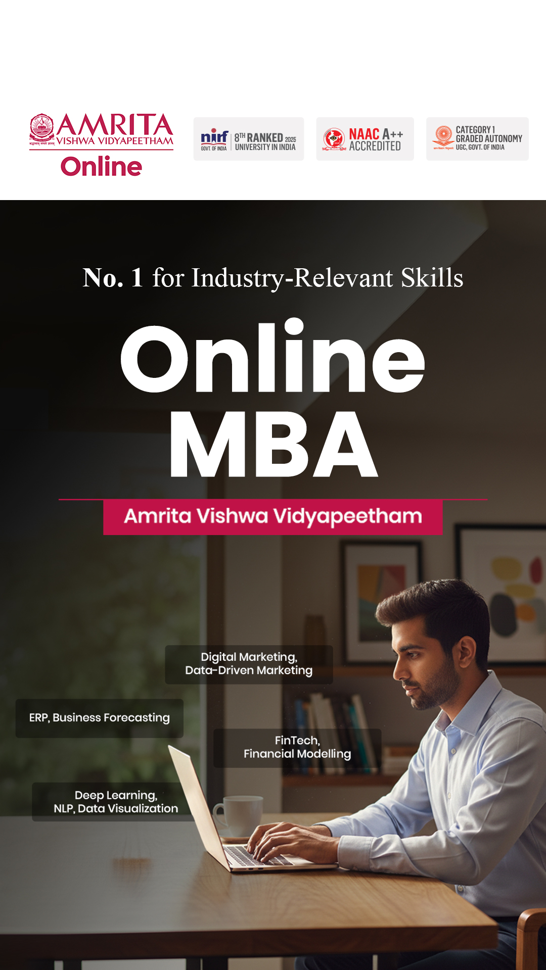 Amrita Online Facebook ad from May 4, 2026