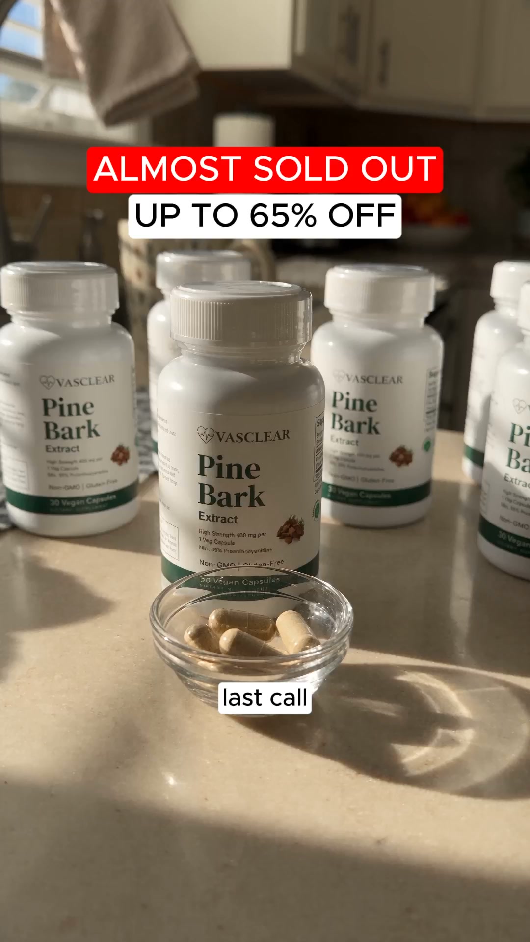 Vasclear Facebook ad: Support your heart health the natural way