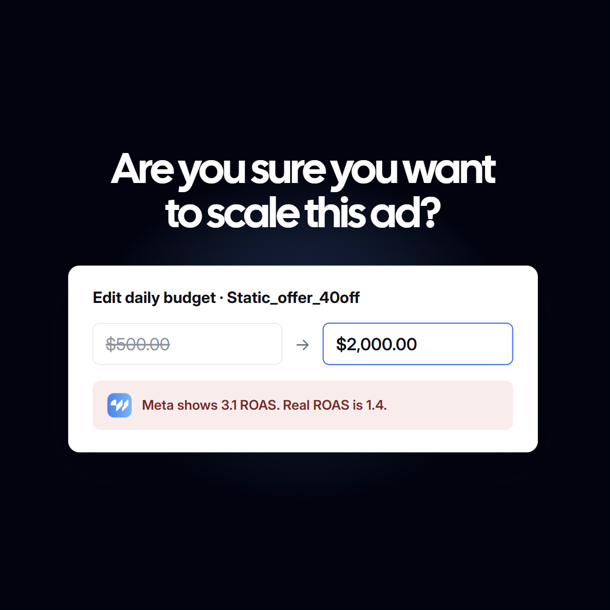 wetracked.io Facebook ad: #1 Highest Rated Ad Tracking Software For Shopify &…