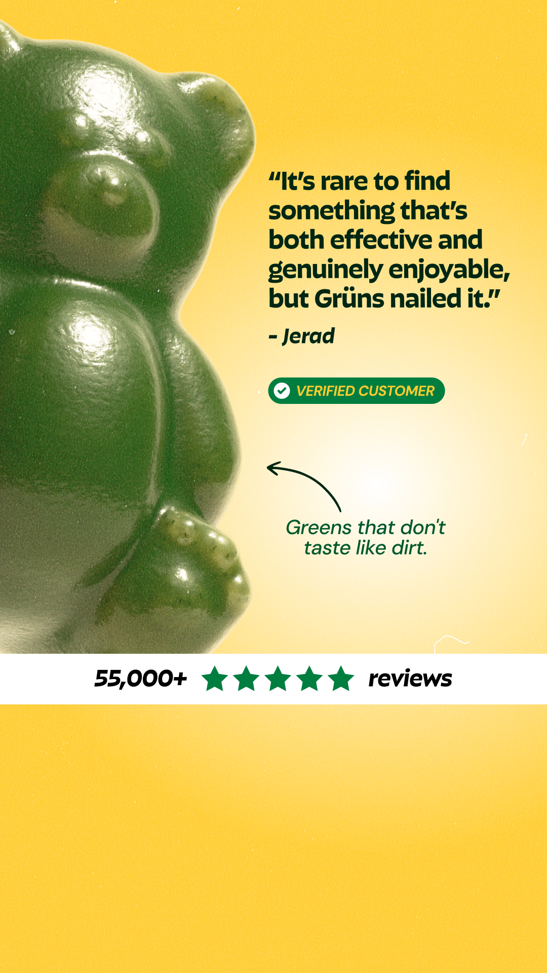 Grüns Facebook ad
