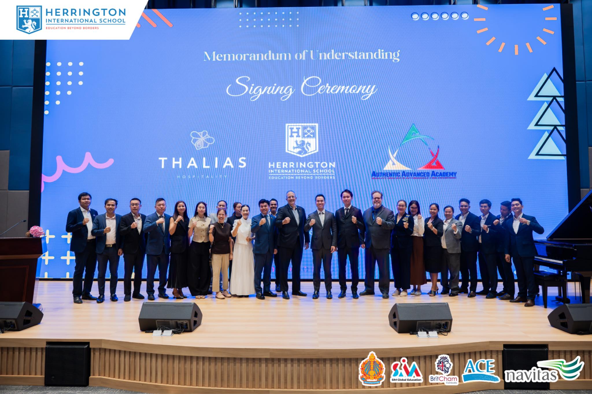 Herrington International School Facebook ad: A New Chapter of Excellence: Herrington x Thalias…