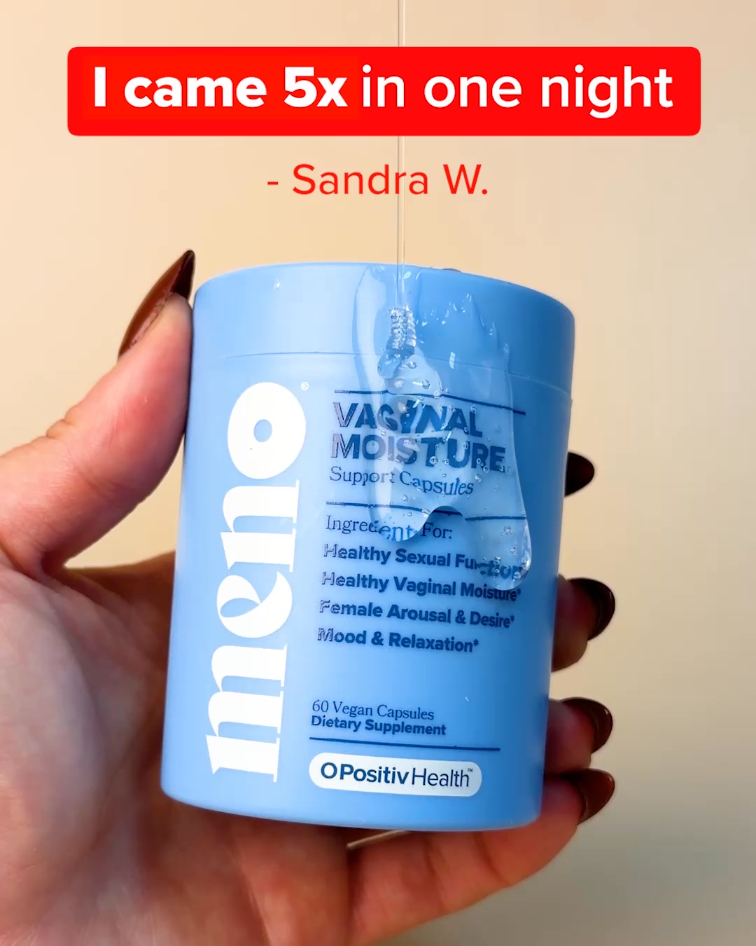 MENO Vitamins Facebook ad: For Healthy Sexual Function