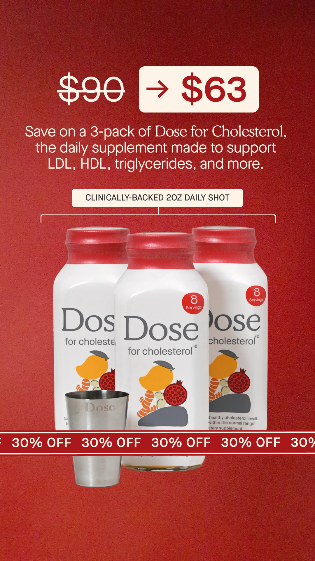 Dose for Cholesterol Facebook ad