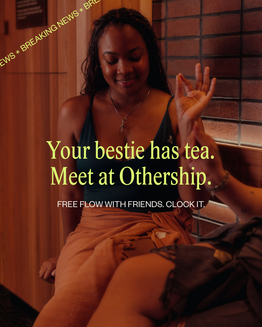 Othership Facebook ad: Bring a friend. Find your flow.