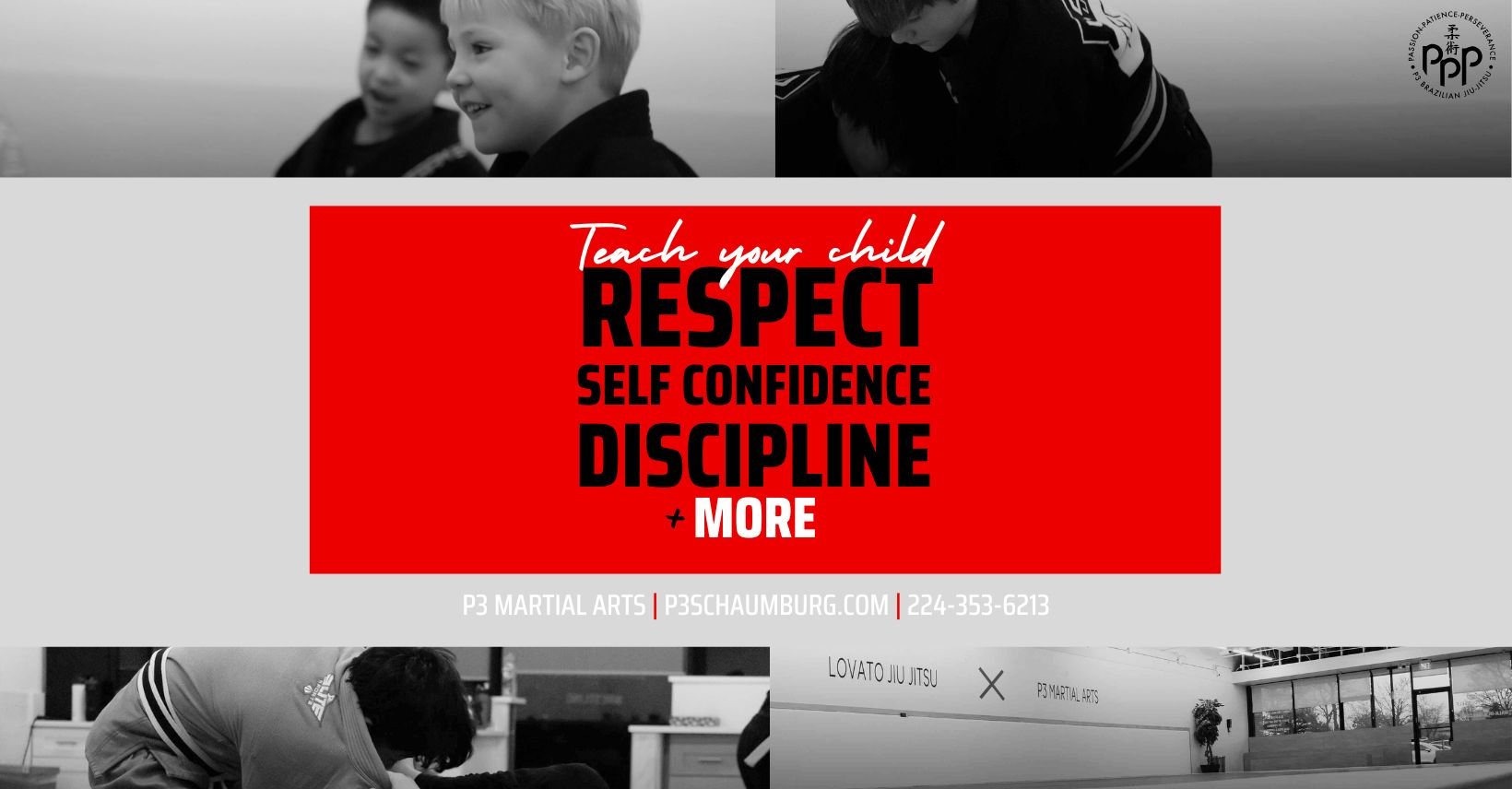P3 Martial Arts & Personal Development Center Facebook ad
