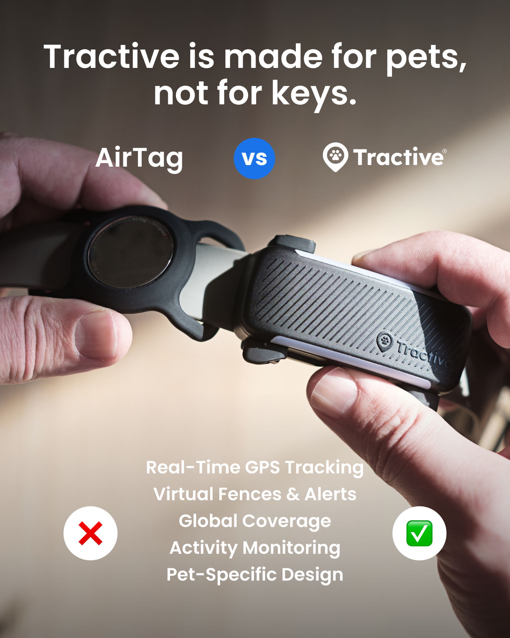 Tractive Facebook ad