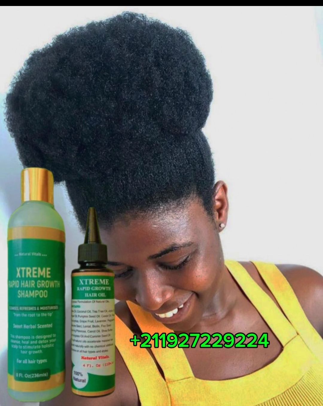 Extreme Rapid Hair growth Oil Juba Facebook ad: Grow More Hair And Prevent The Loss Of…
