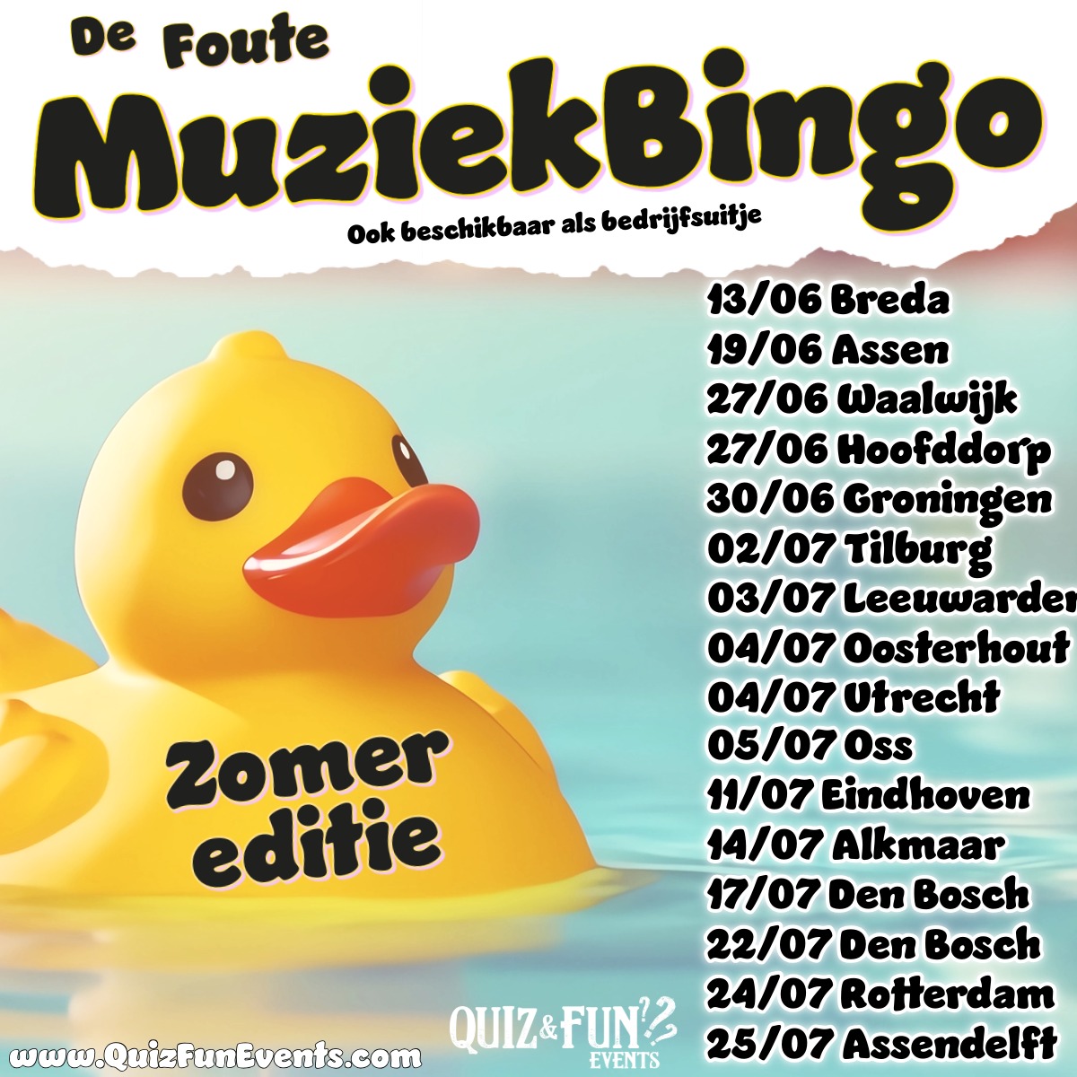Quiz & Fun Events Facebook ad: MuziekBingo Archieven