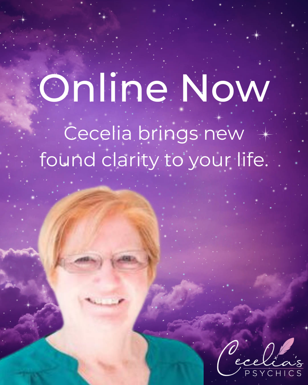 Cecelia's Psychics Facebook ad: Psychic Cecelia - available to guide you right…