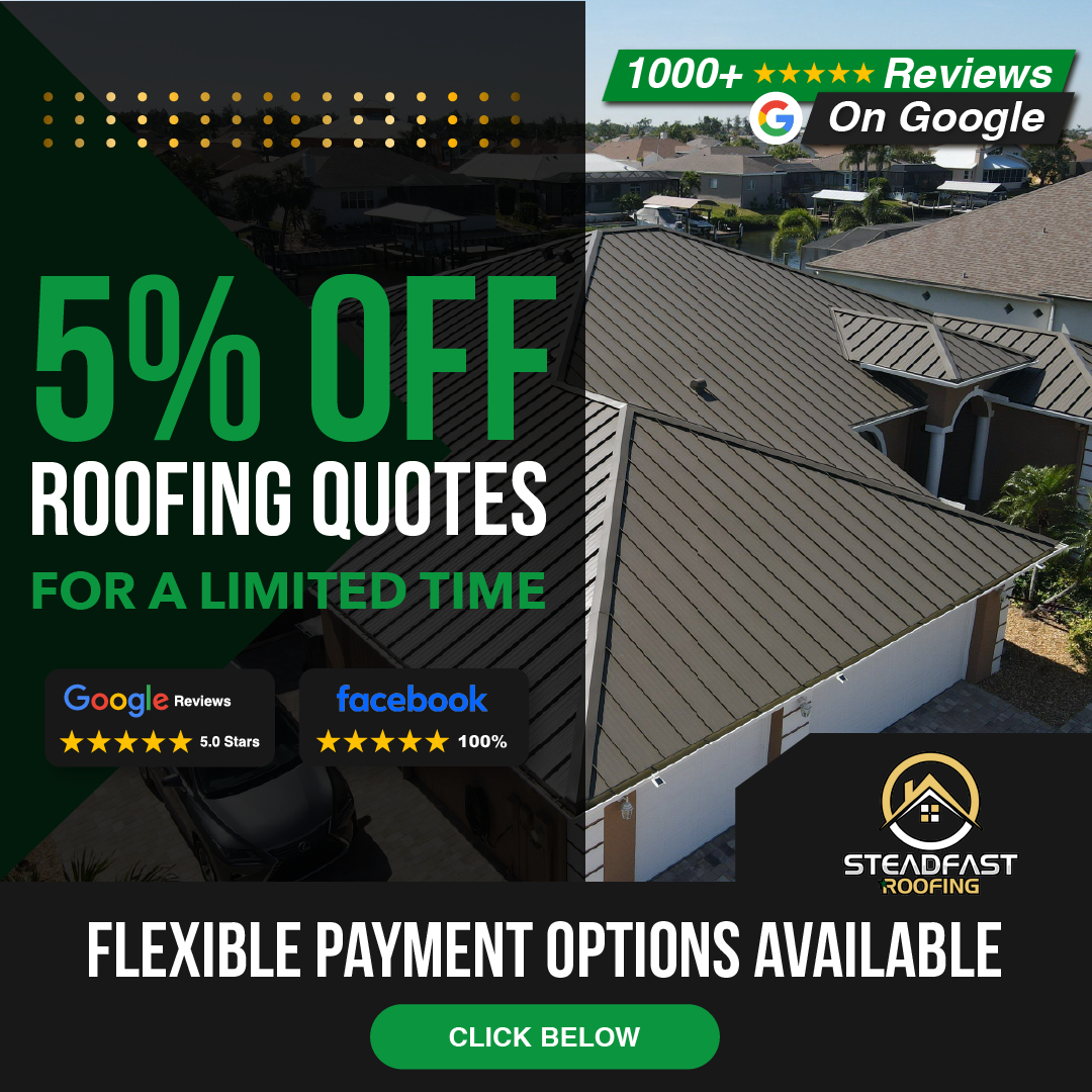 Steadfast Roofing Facebook ad