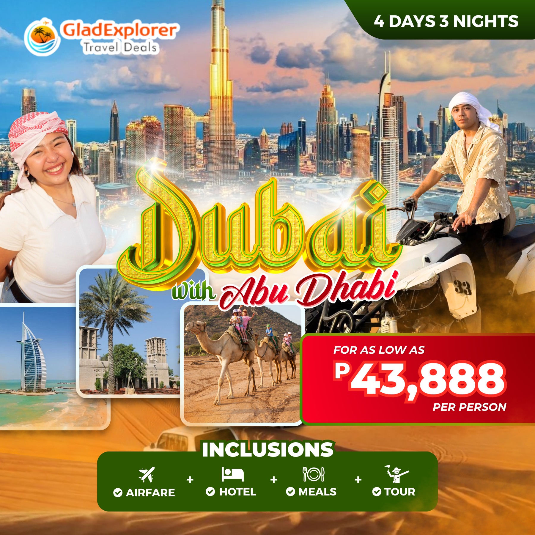 Gladexplorer Travel Deals Facebook ad
