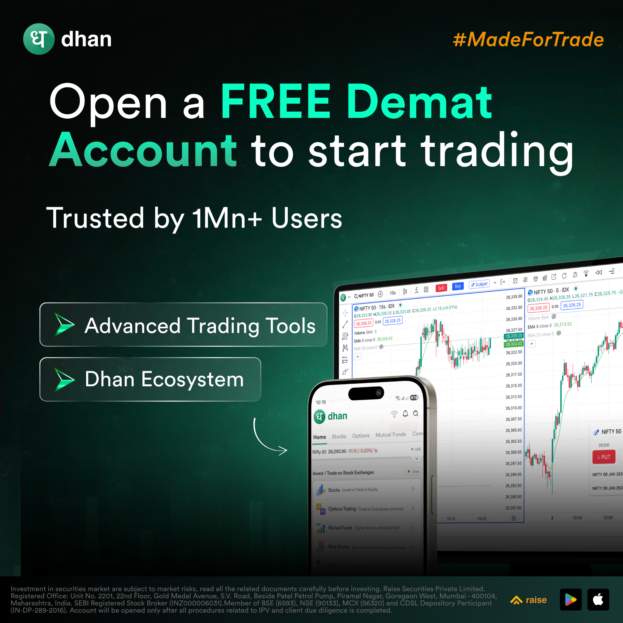 Dhan Facebook ad