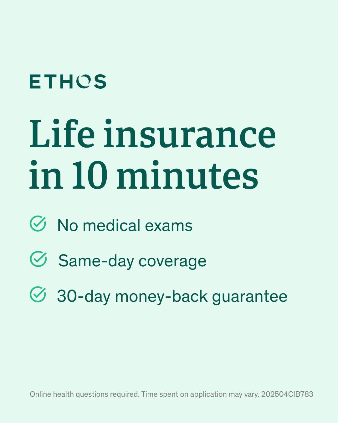 ETHOS Agent Facebook ad: Ethos