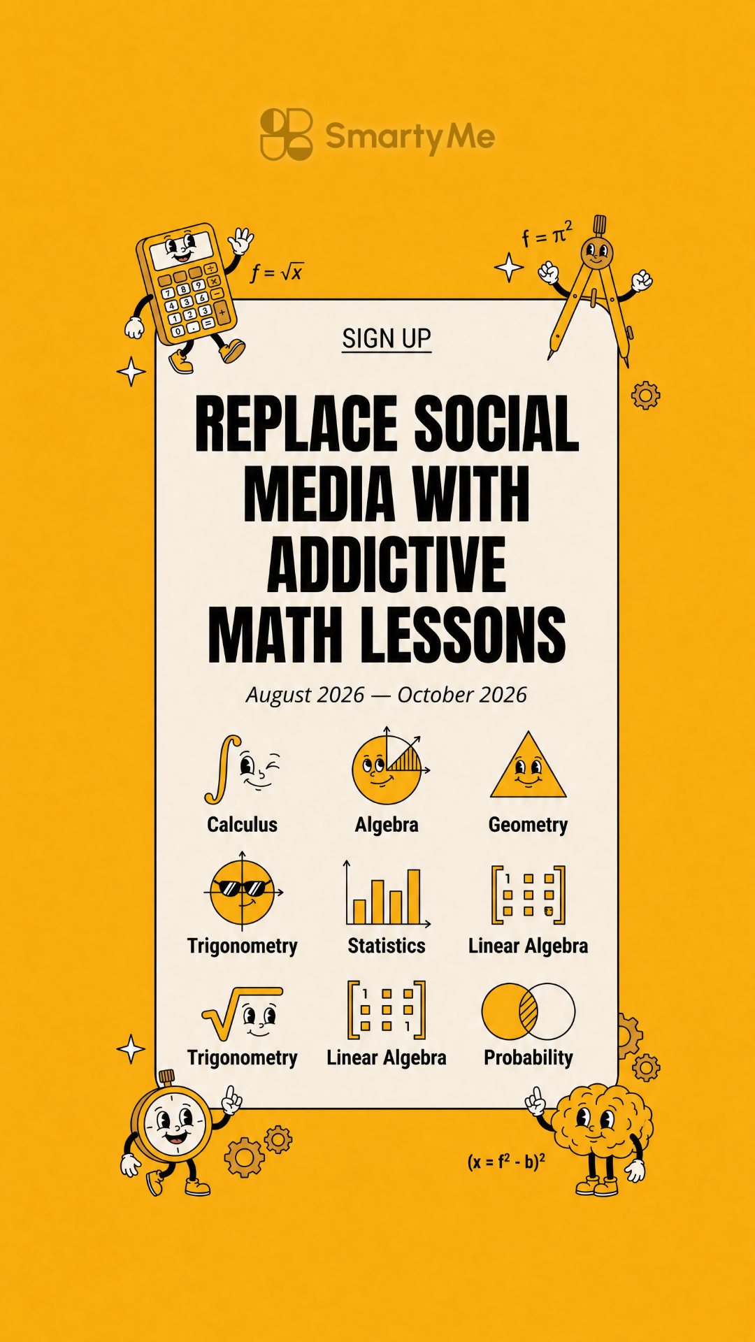 SmartyMe: Math Games Lab Facebook ad: Addictive Math Games that actually make you smarter