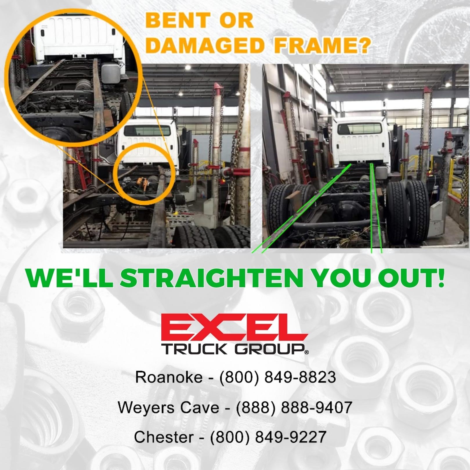 Excel Truck Group Facebook ad: Excel Truck Group has 3 Virginia locations (Roanoke…
