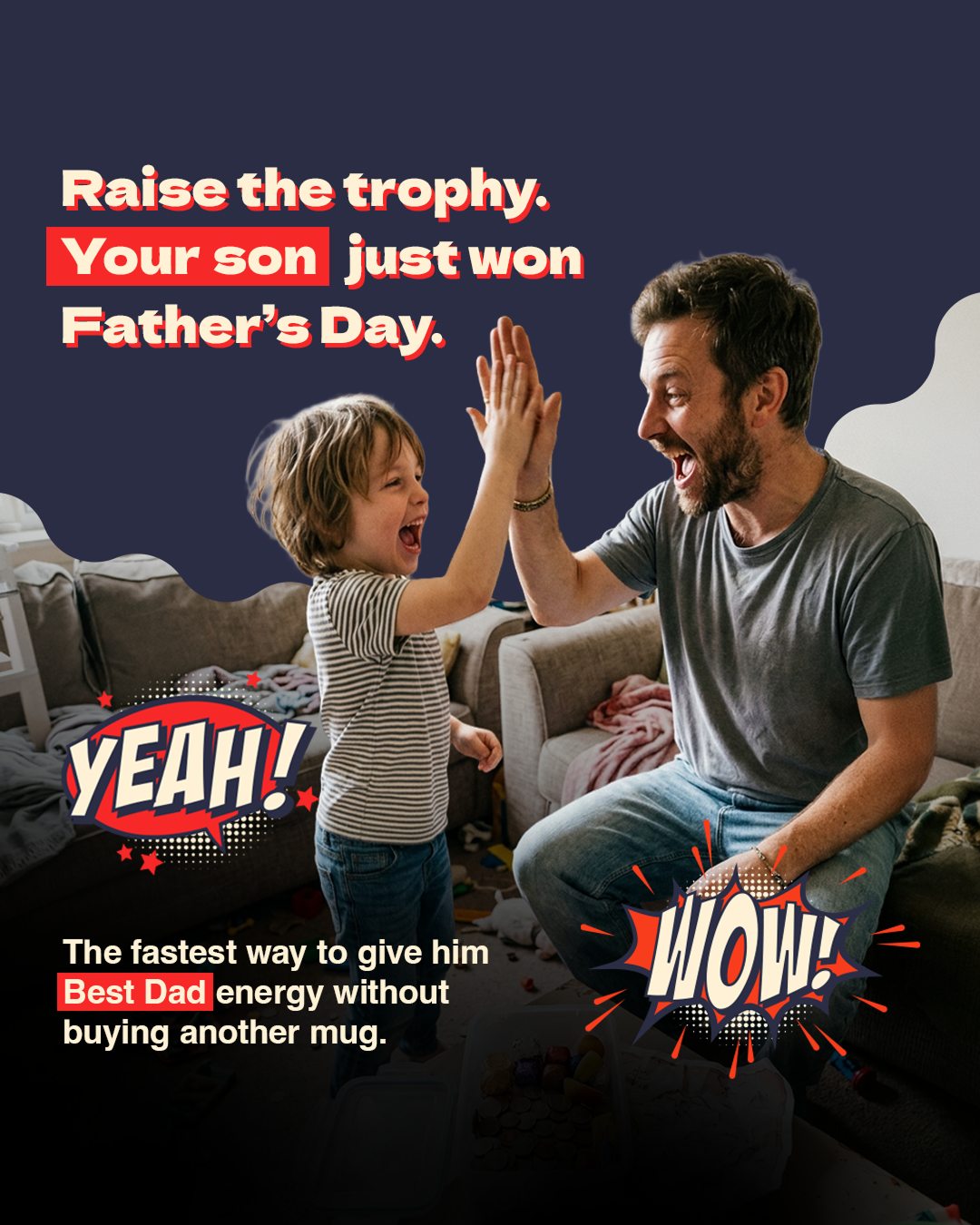 Best Dad Book Facebook ad: The perfect Father's Day Gift