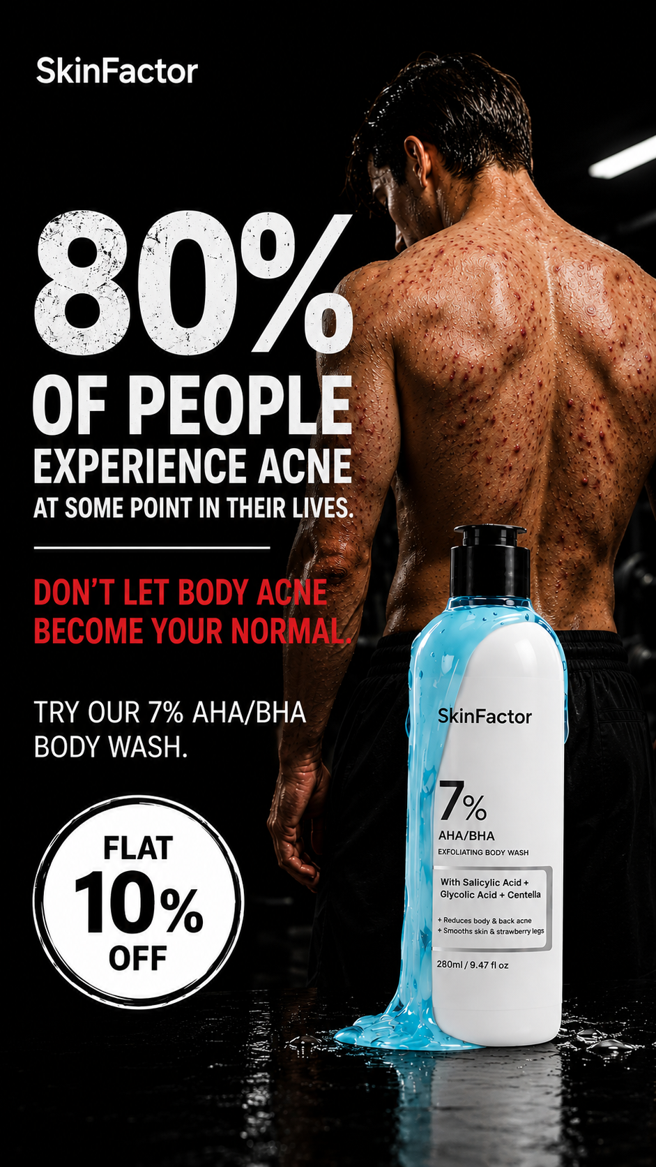 SkinFactor Facebook ad
