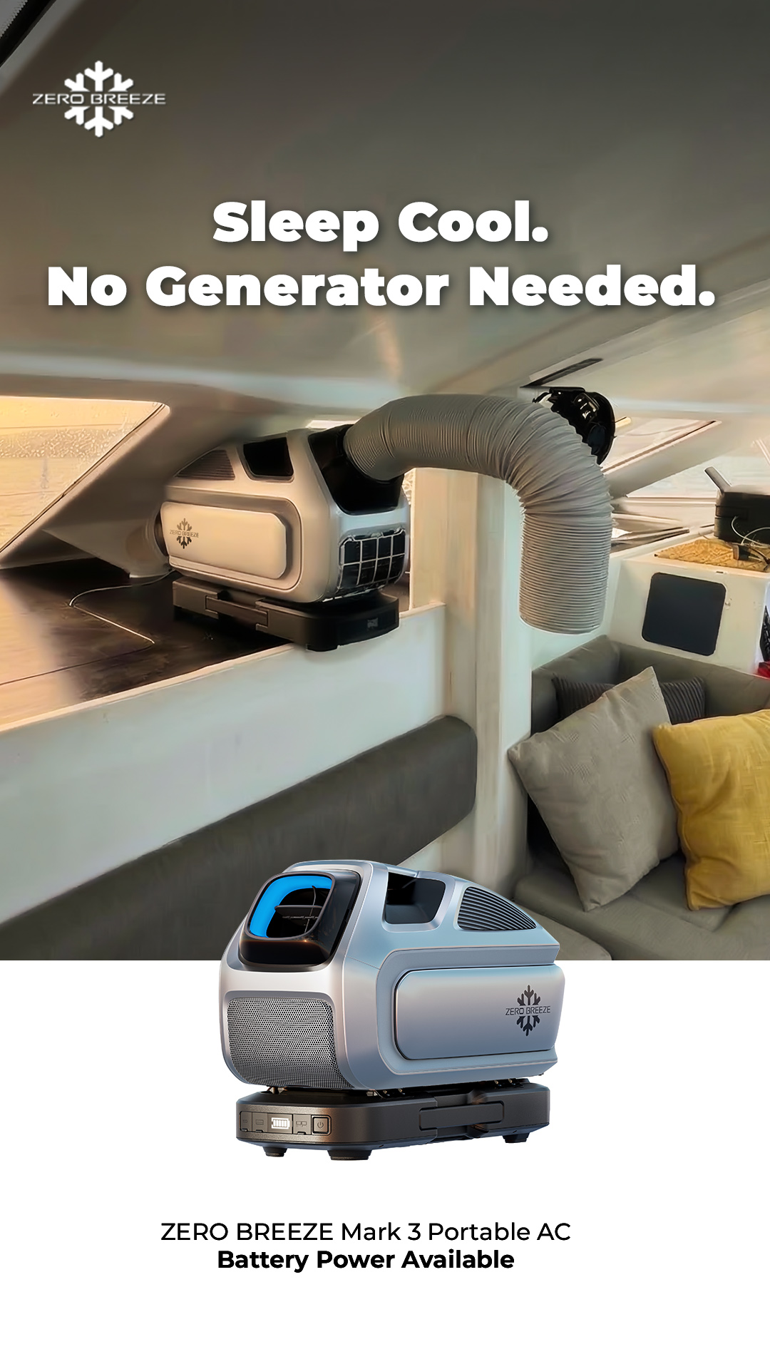 ZERO BREEZE Facebook ad