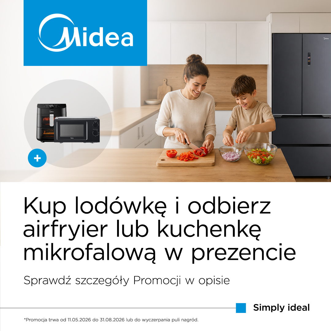 Midea Polska Facebook ad: Zyskaj z Midea! - Promocje Media Expert