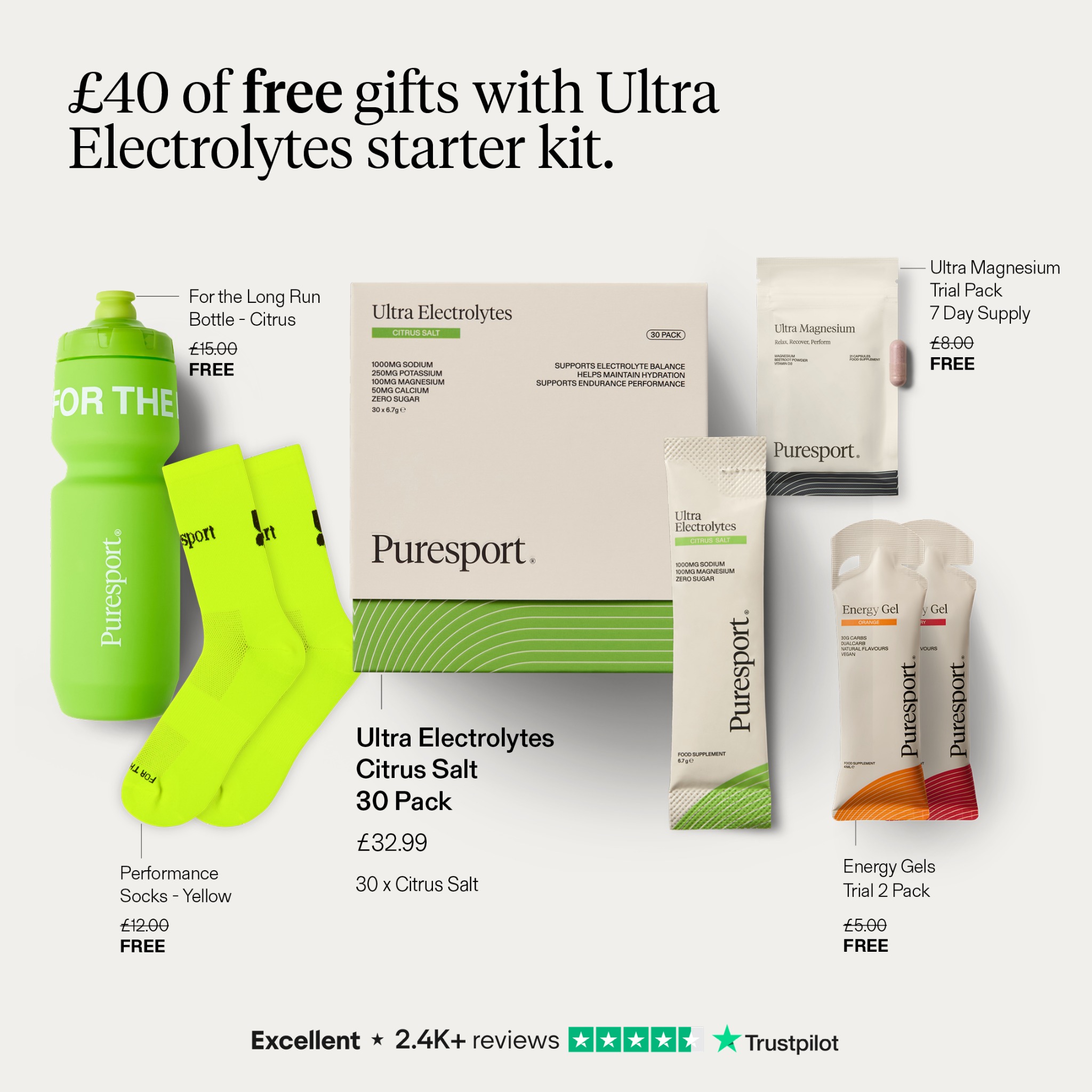 Puresport Facebook ad
