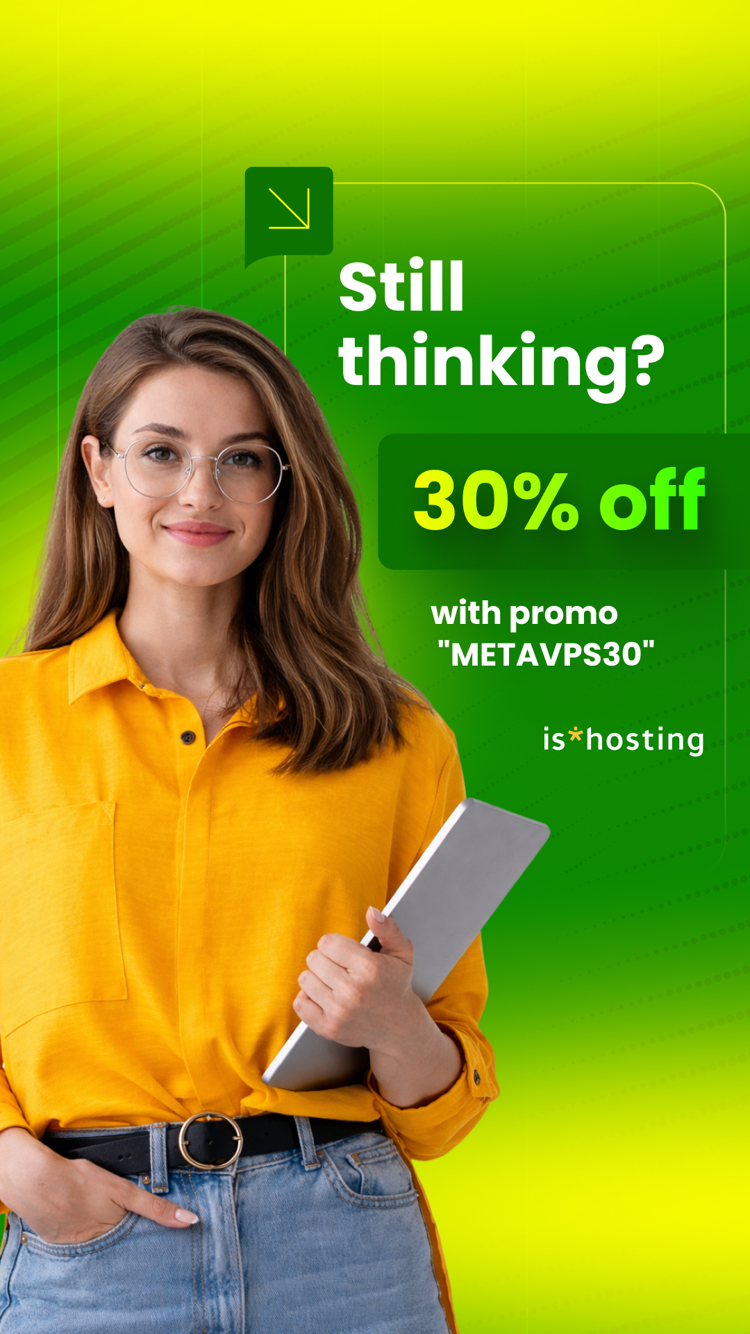 Ishosting Facebook ad