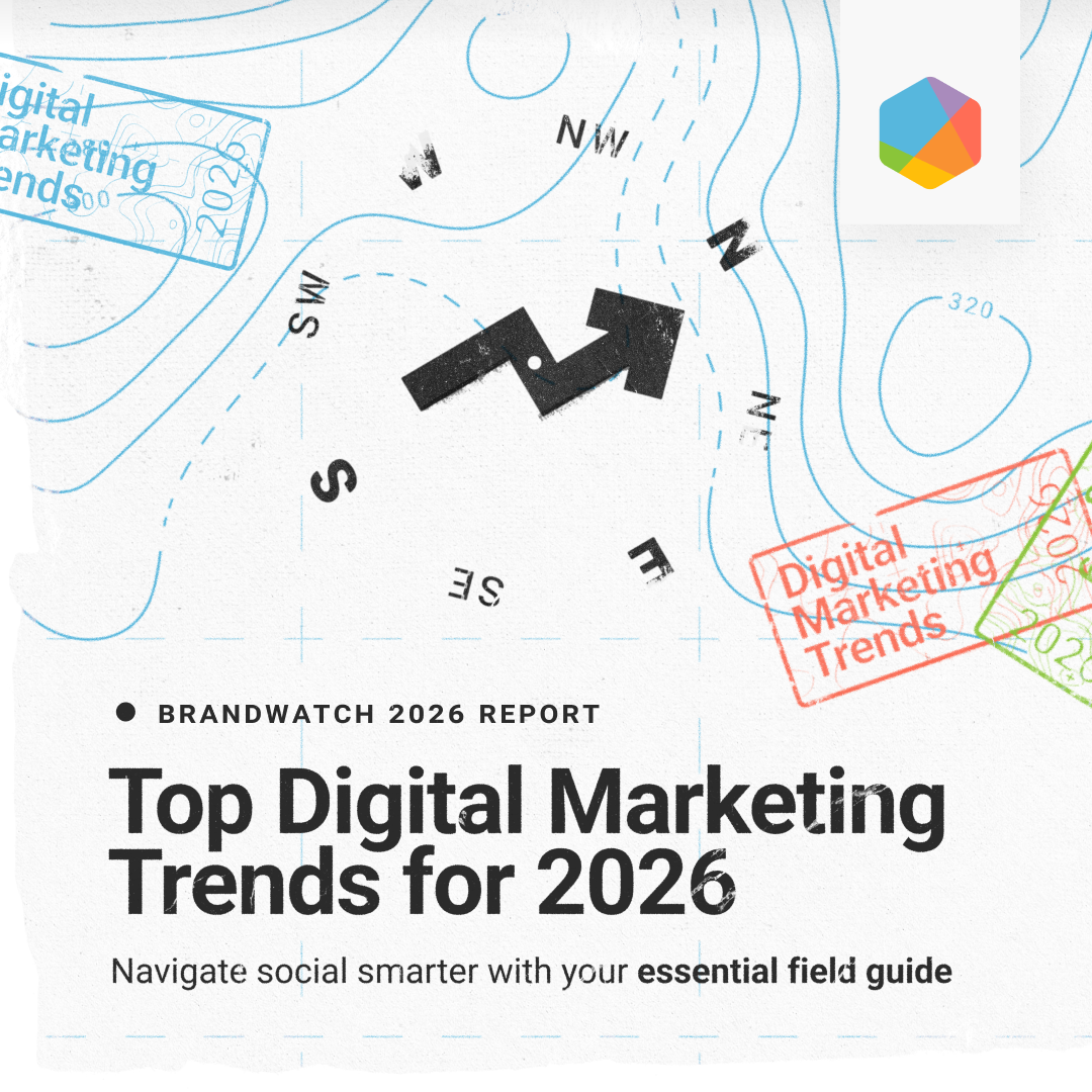 Brandwatch Facebook ad: See the Digital Marketing trends