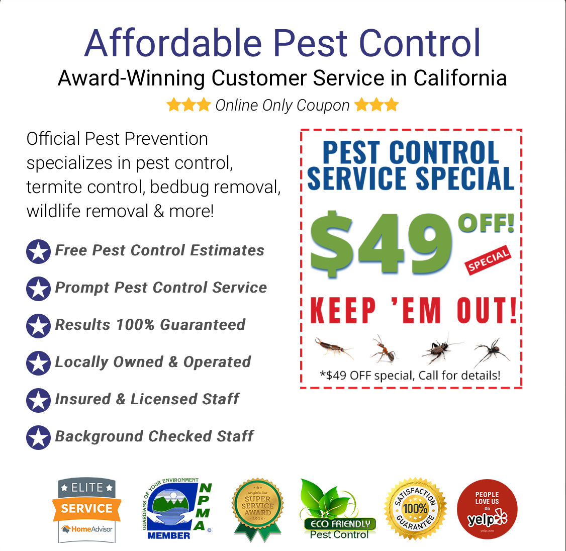 Pest Prevention Facebook ad from Sep 23, 2025