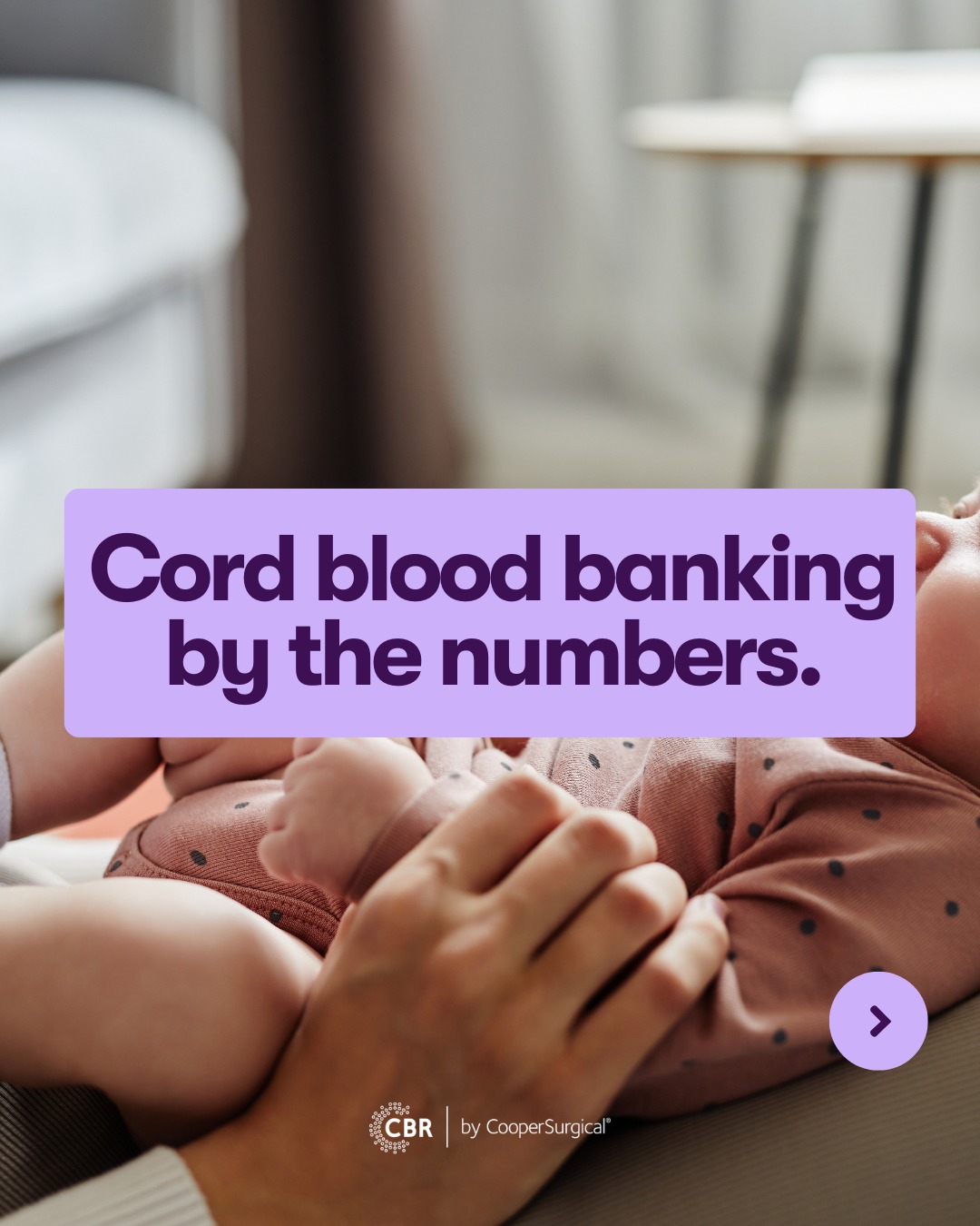 Cord Blood Registry Facebook ad