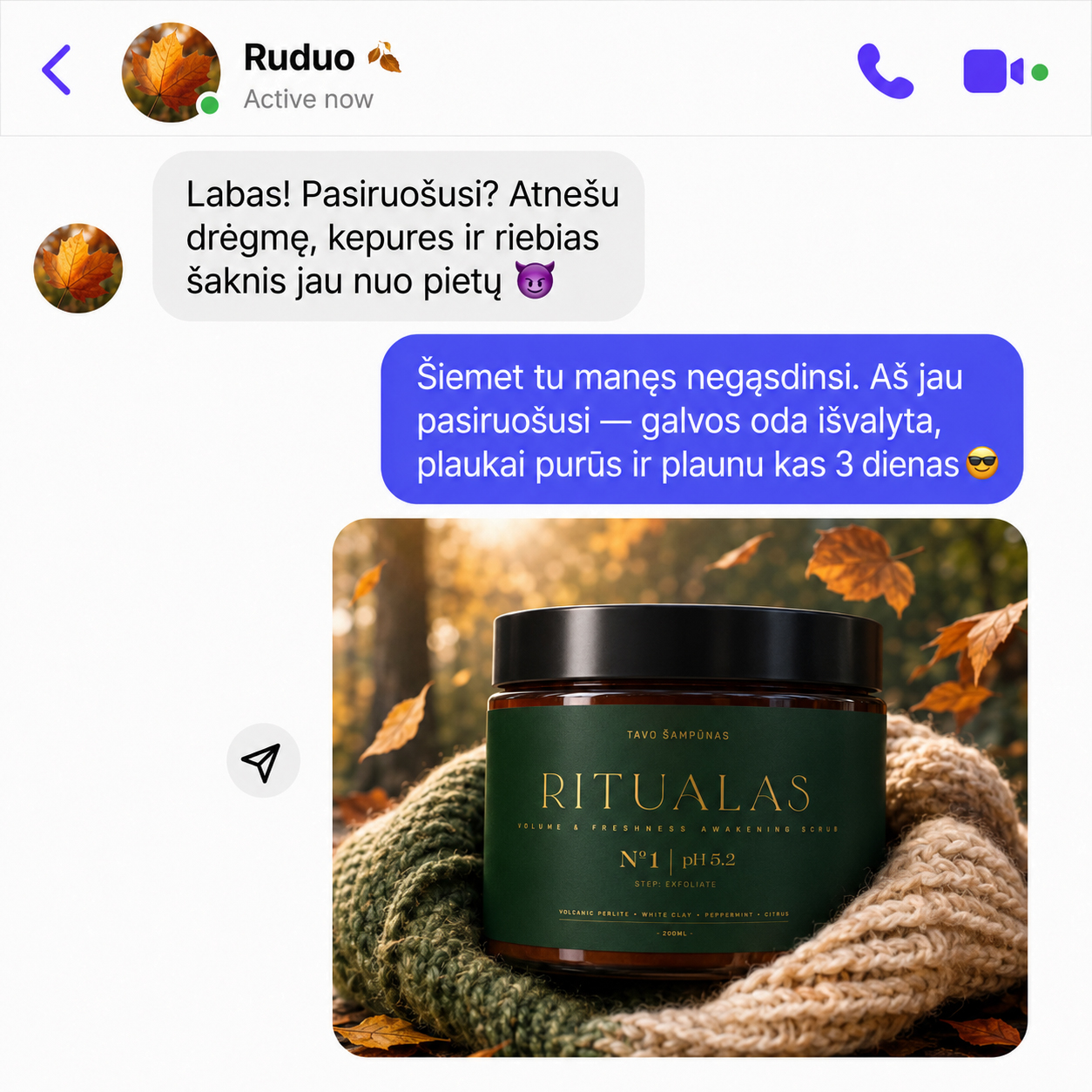 Tavo Šampūnas Facebook ad