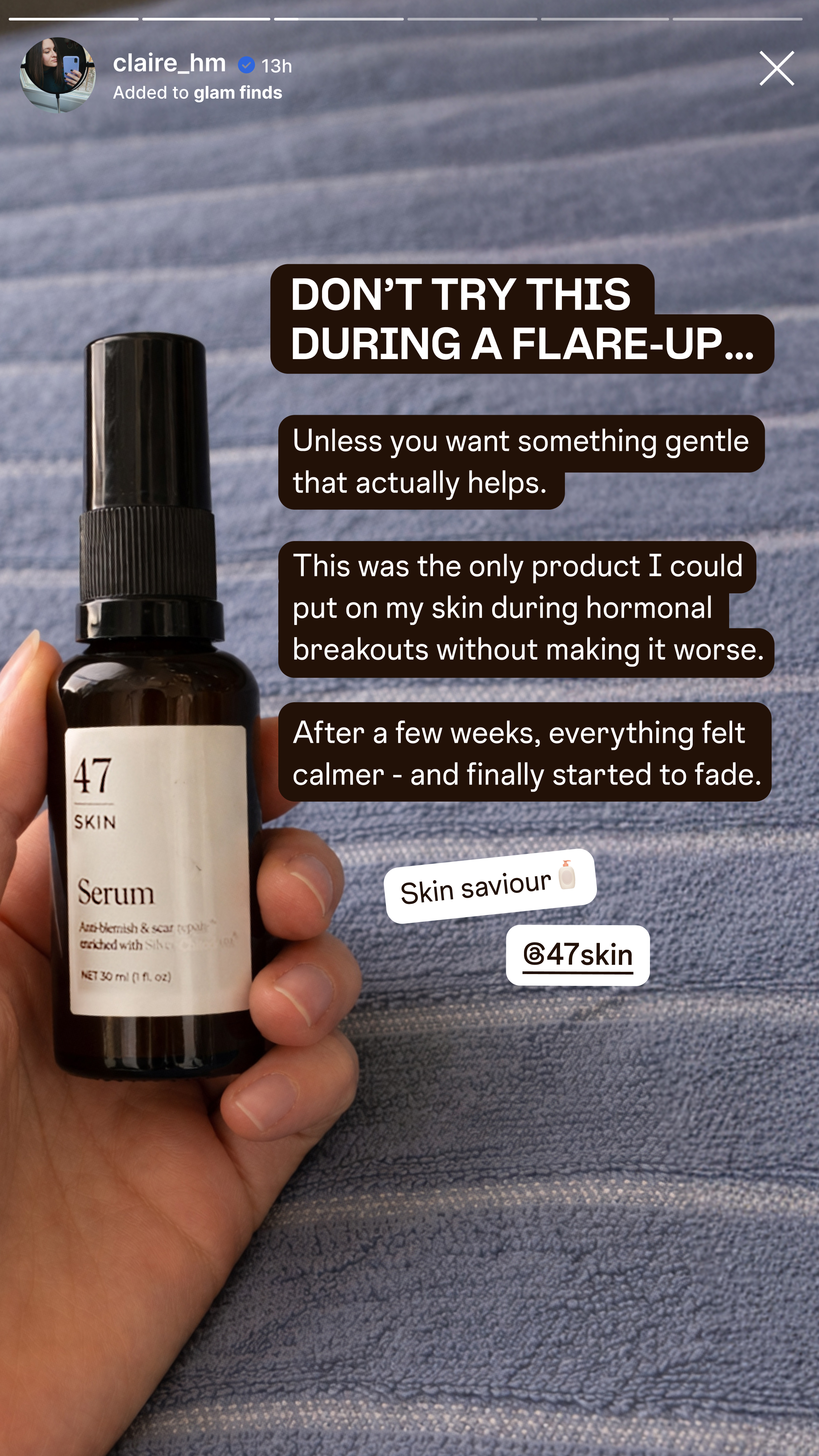 47Skin Facebook ad