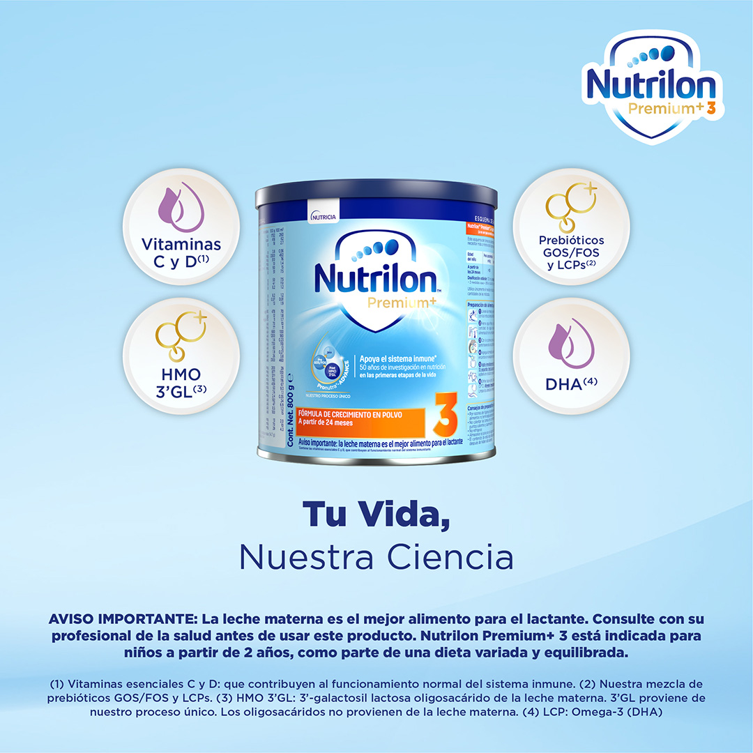 NutriciaClub Bolivia Facebook ad: Nutrilon Premium+ 3
