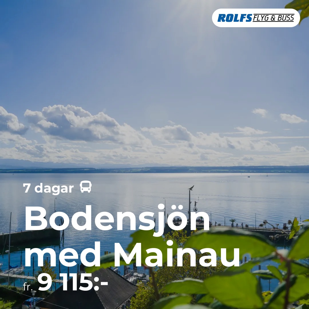 Rolfs Flyg & Buss Facebook ad: Drömmer du om att resa, upptäcka nya platser…