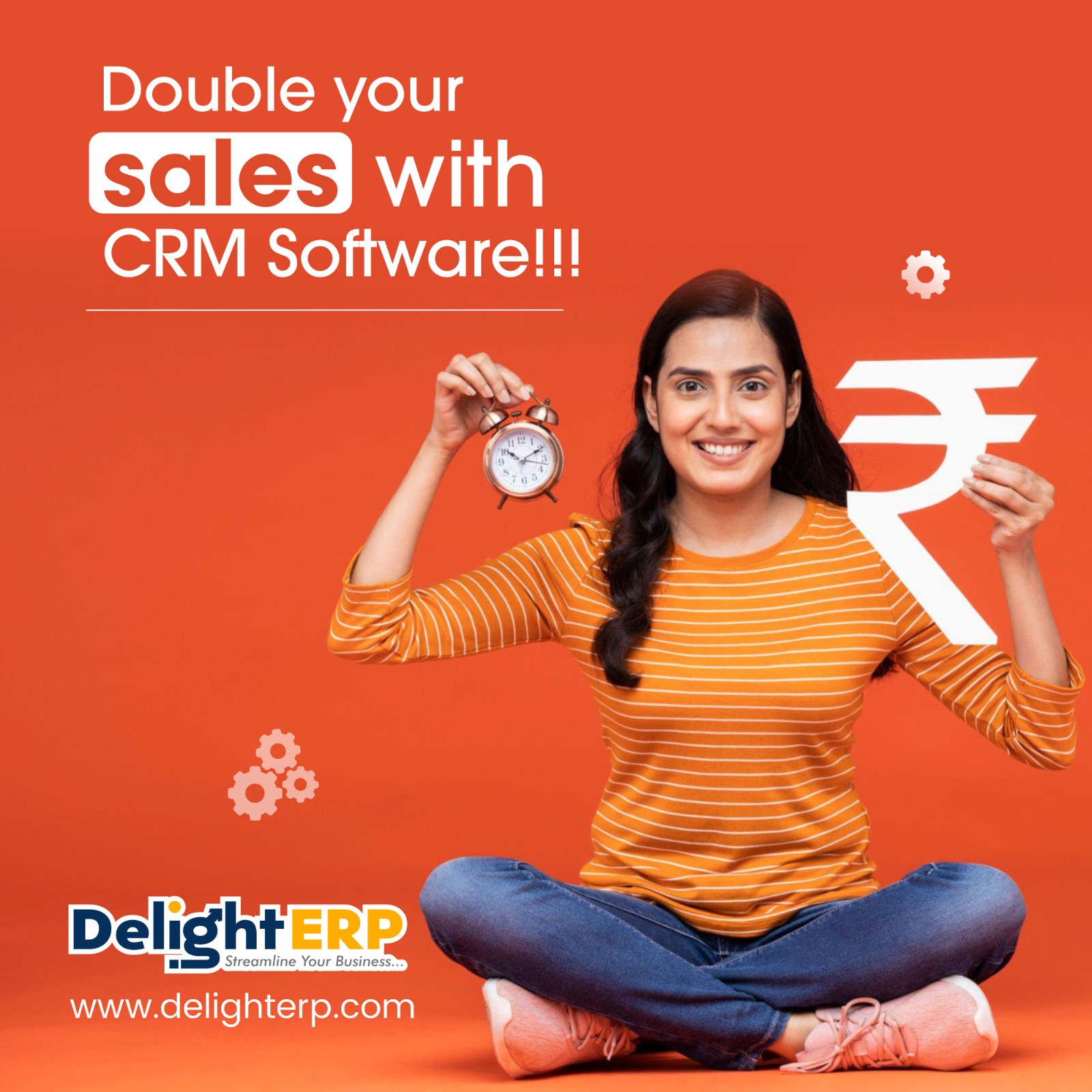 Delight ERP Facebook ad: Streamline Your Business with Smart ERP Solutions