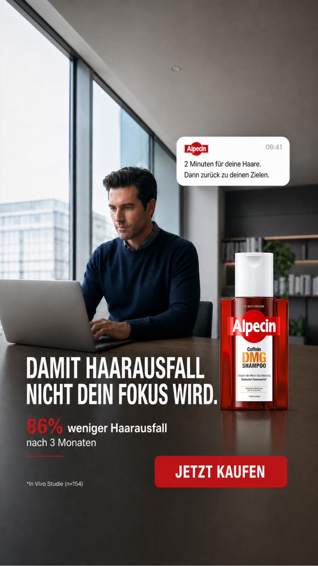 Alpecin Facebook ad