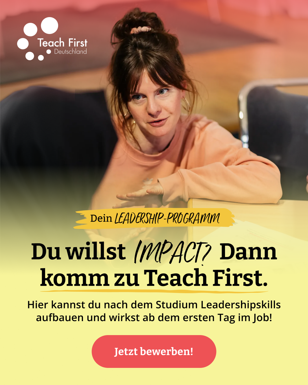 Teach First Deutschland Facebook ad