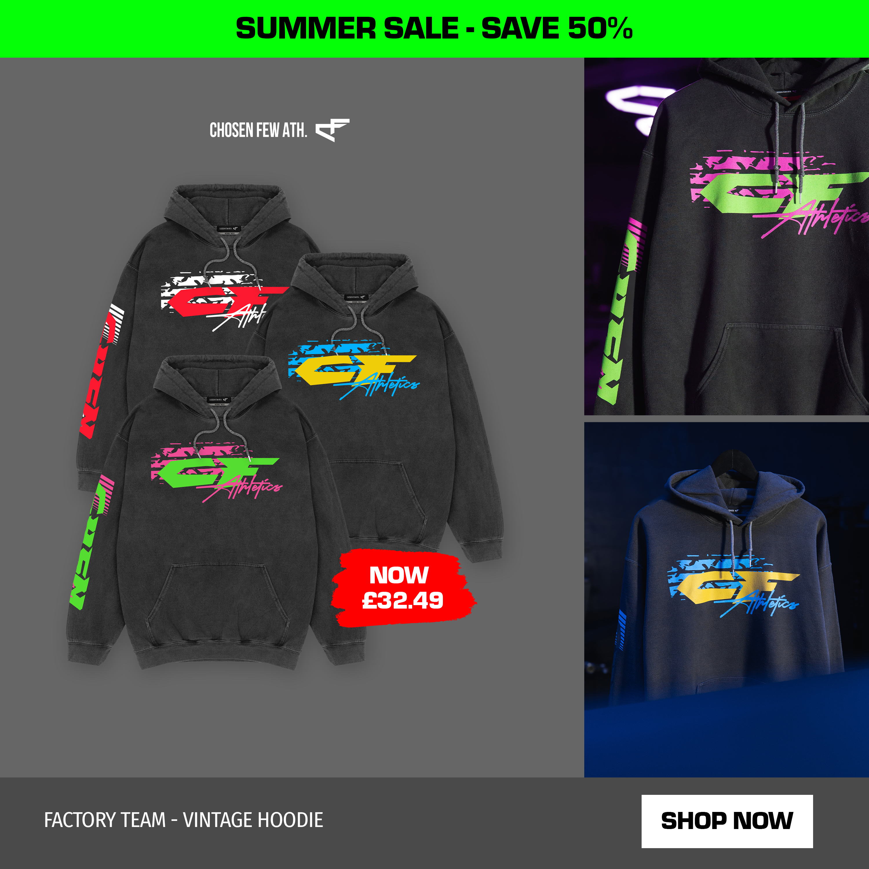 Chosen Few Athletics Facebook ad