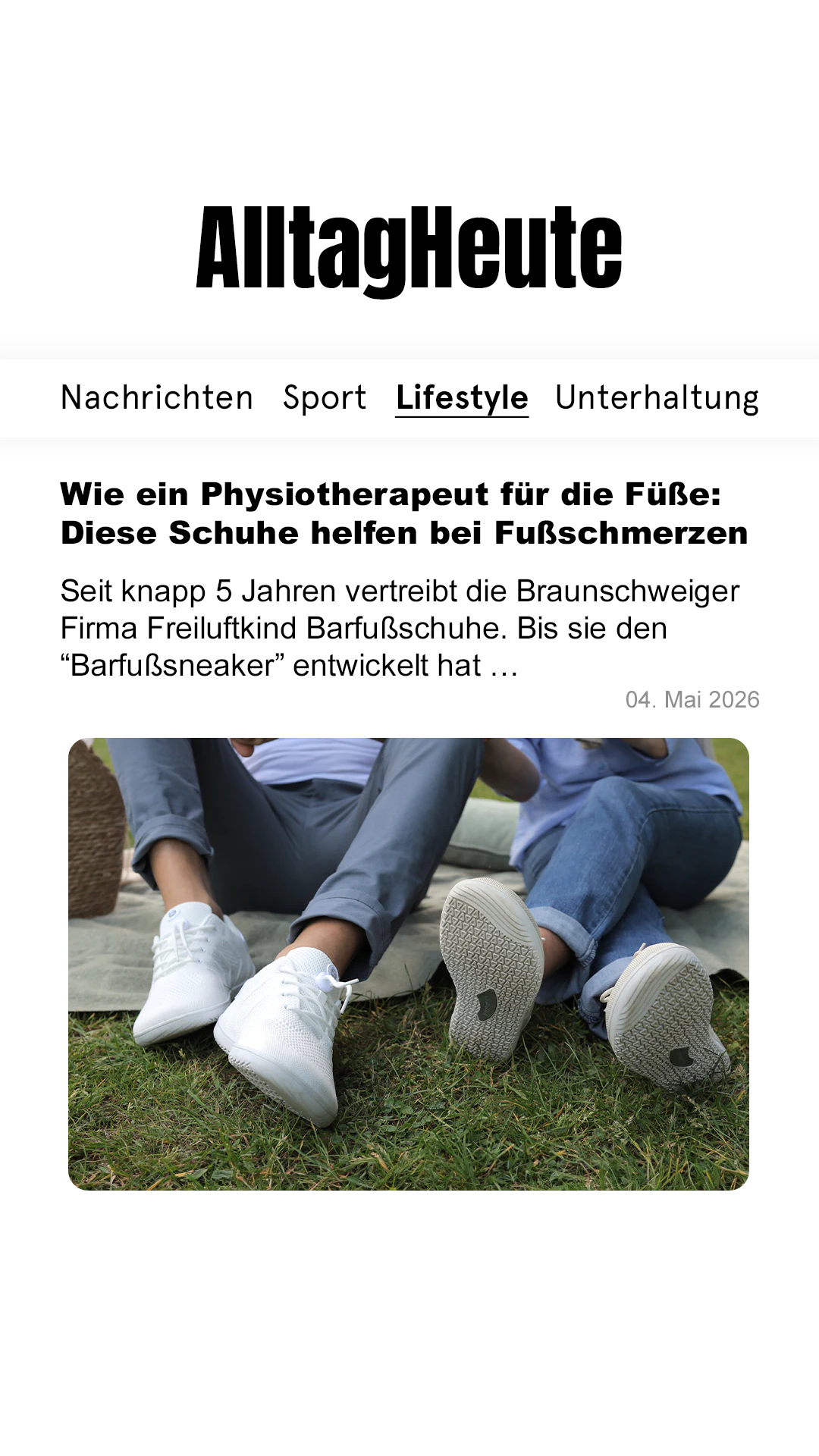 Freiluftkind Facebook ad
