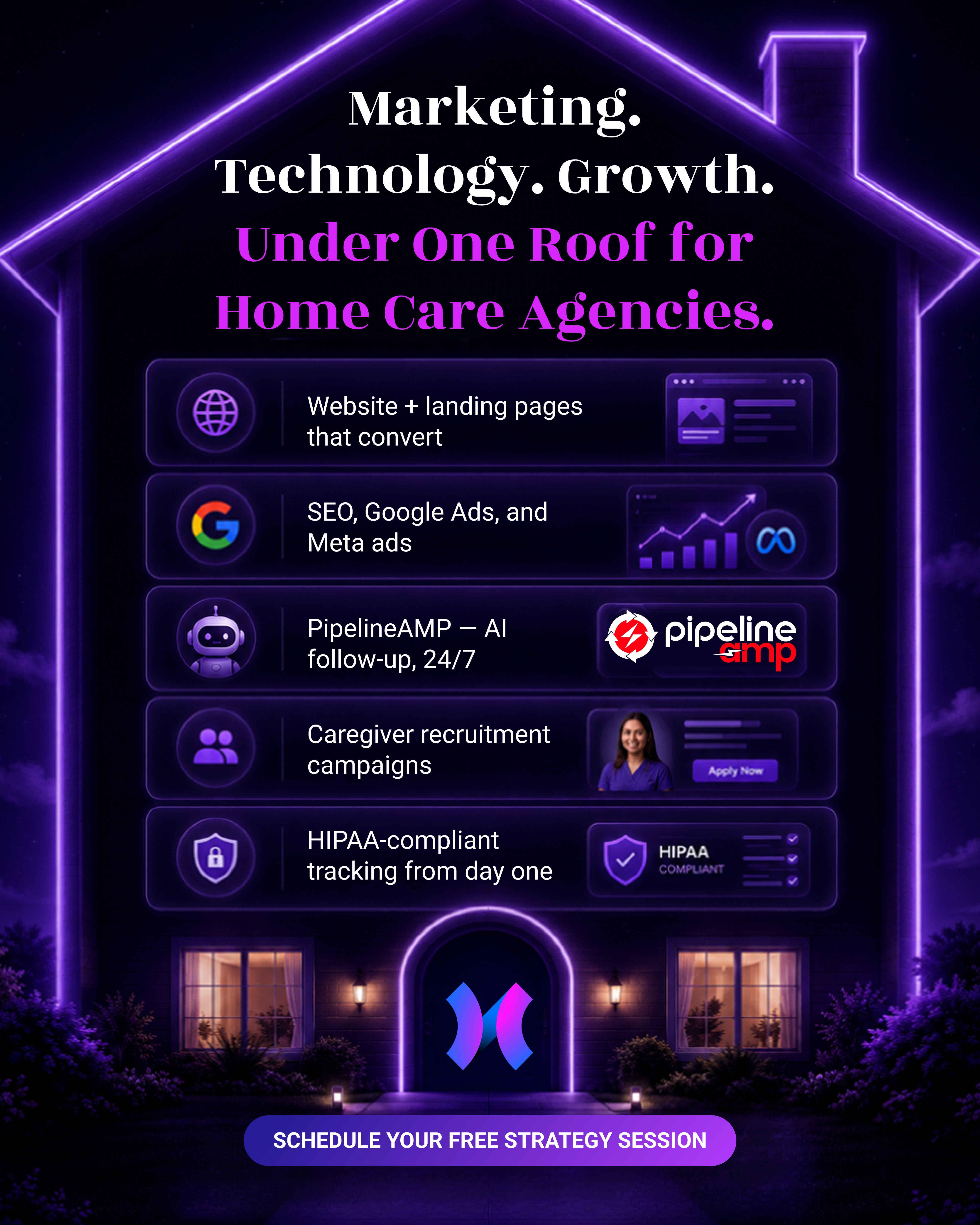 Curis Digital Facebook ad: Home Care Only. Twenty Years In.