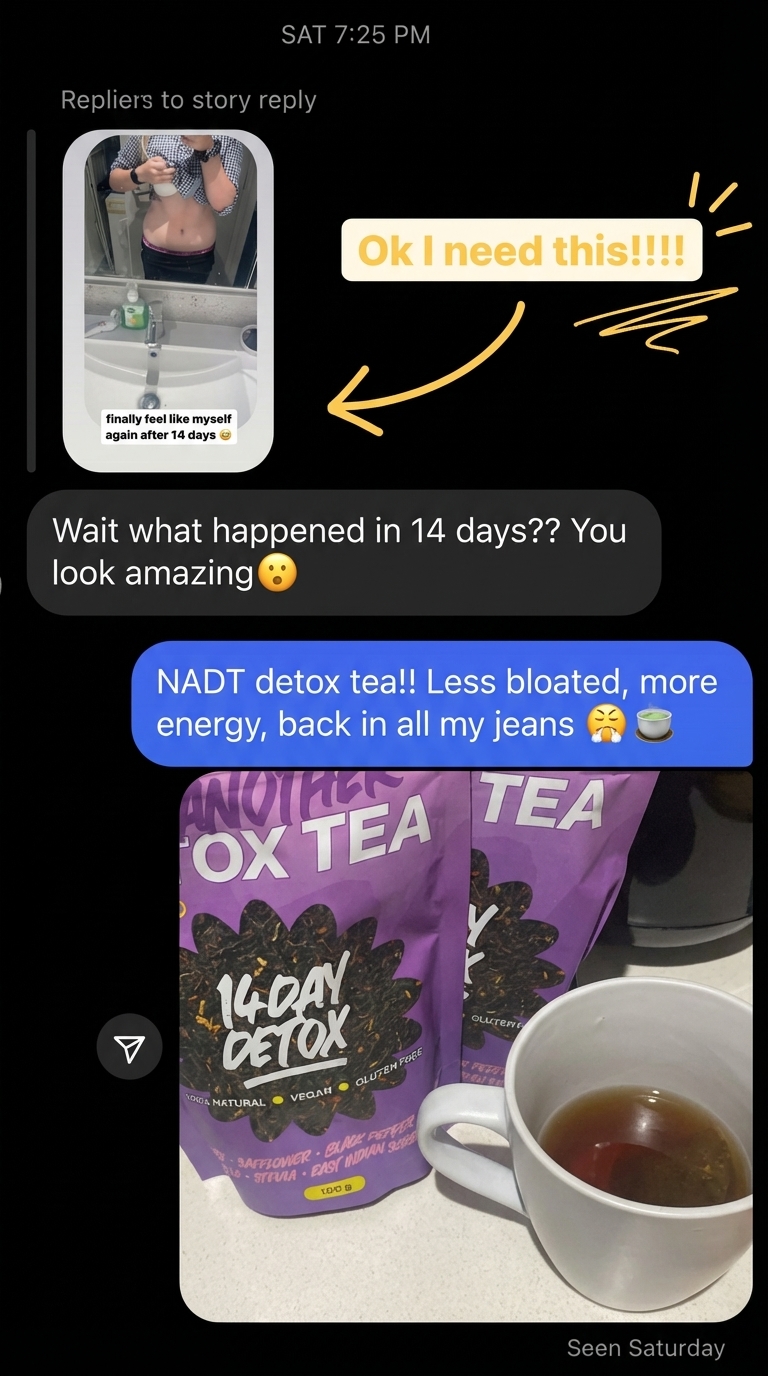 NA Detox Tea Facebook ad