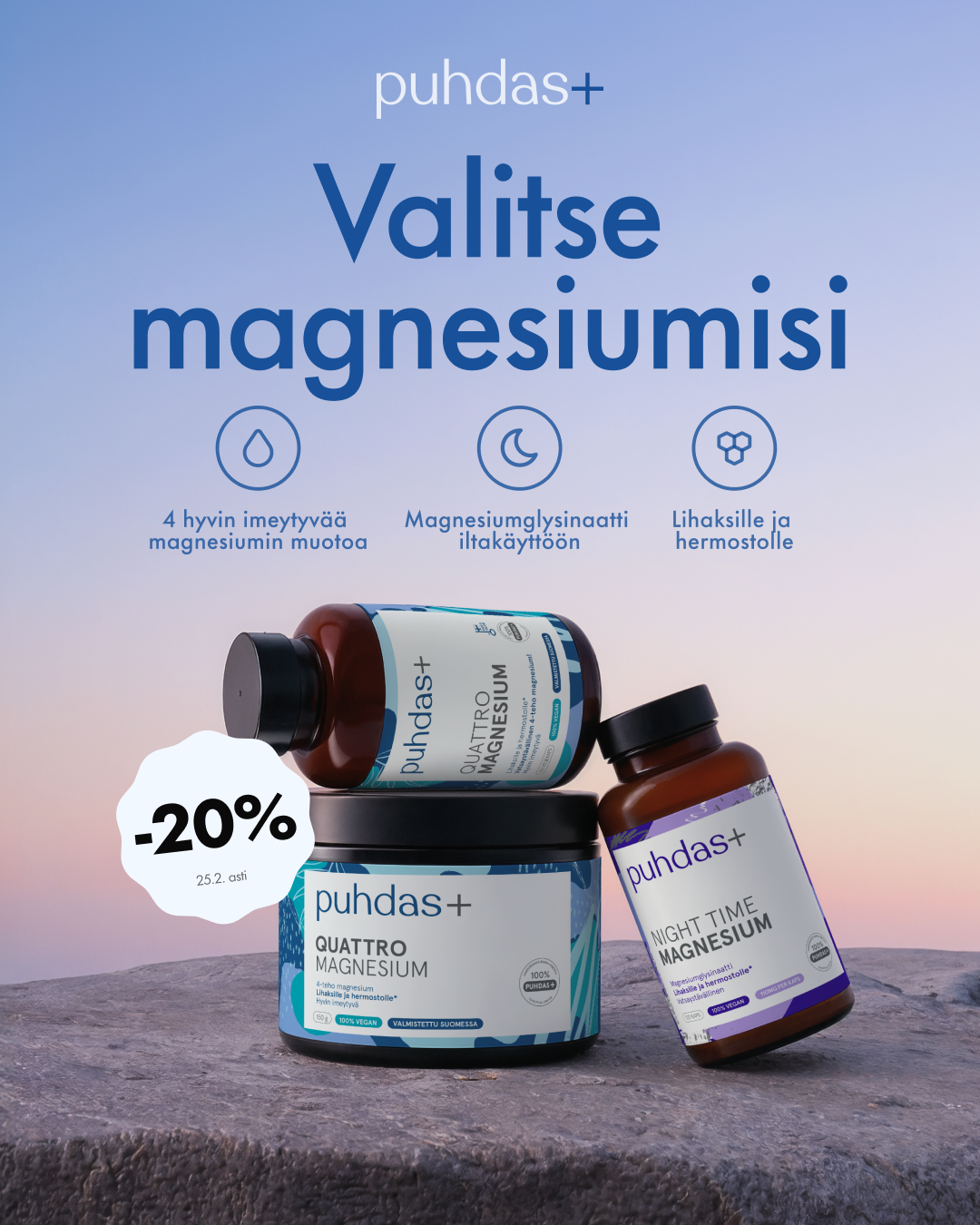 Puhdas+ Facebook ad