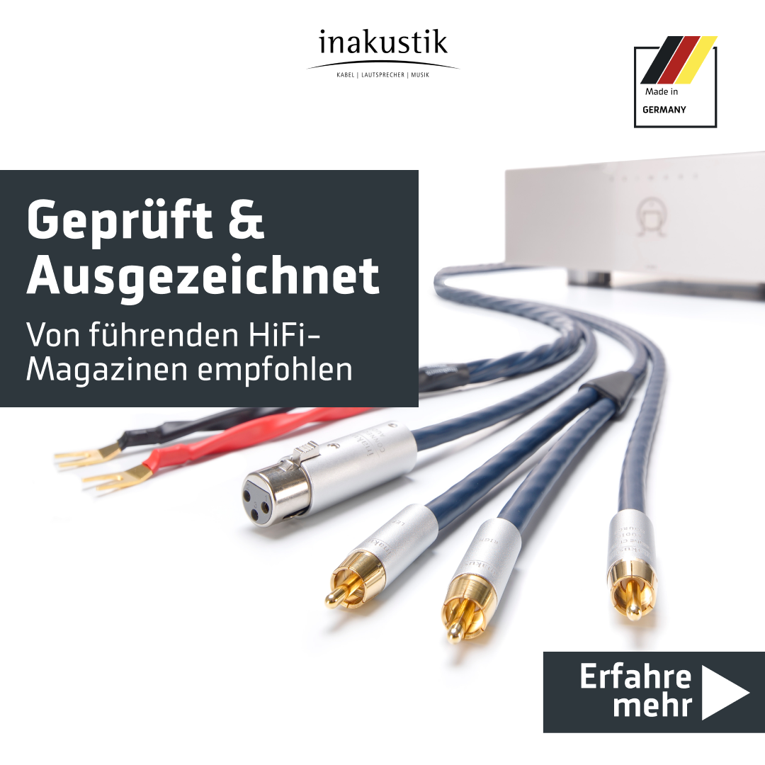 in-akustik GmbH & CO. KG Facebook ad: Handgefertigte HiFi-Qualität für Einsteiger & Profis.