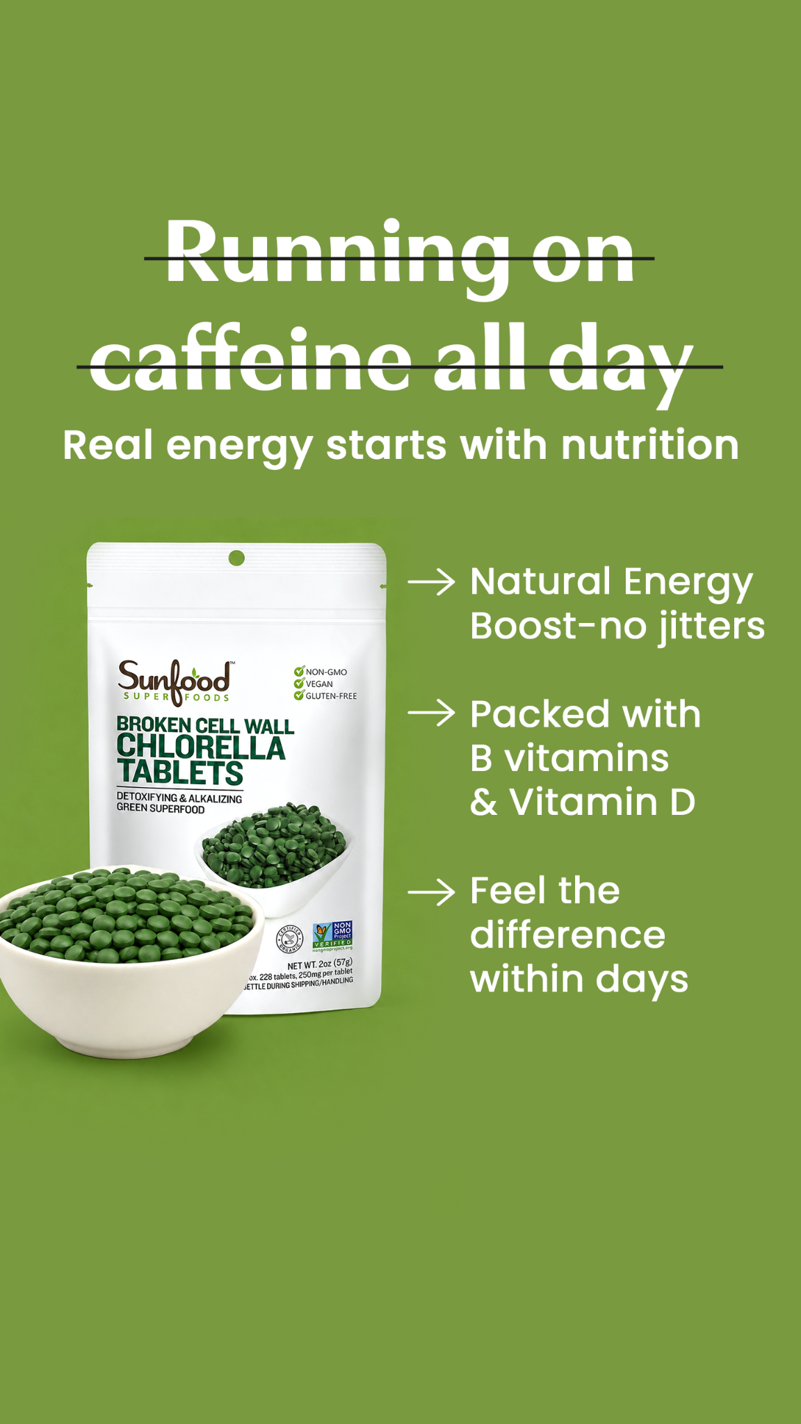 Sunfood Superfoods Facebook ad