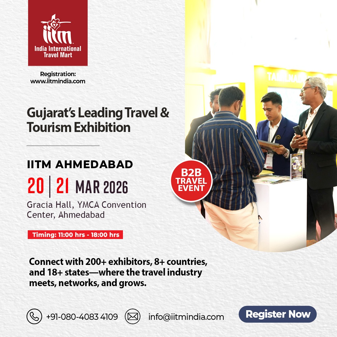 India International Travel Mart Facebook ad: IITM Ahmedabad 2026