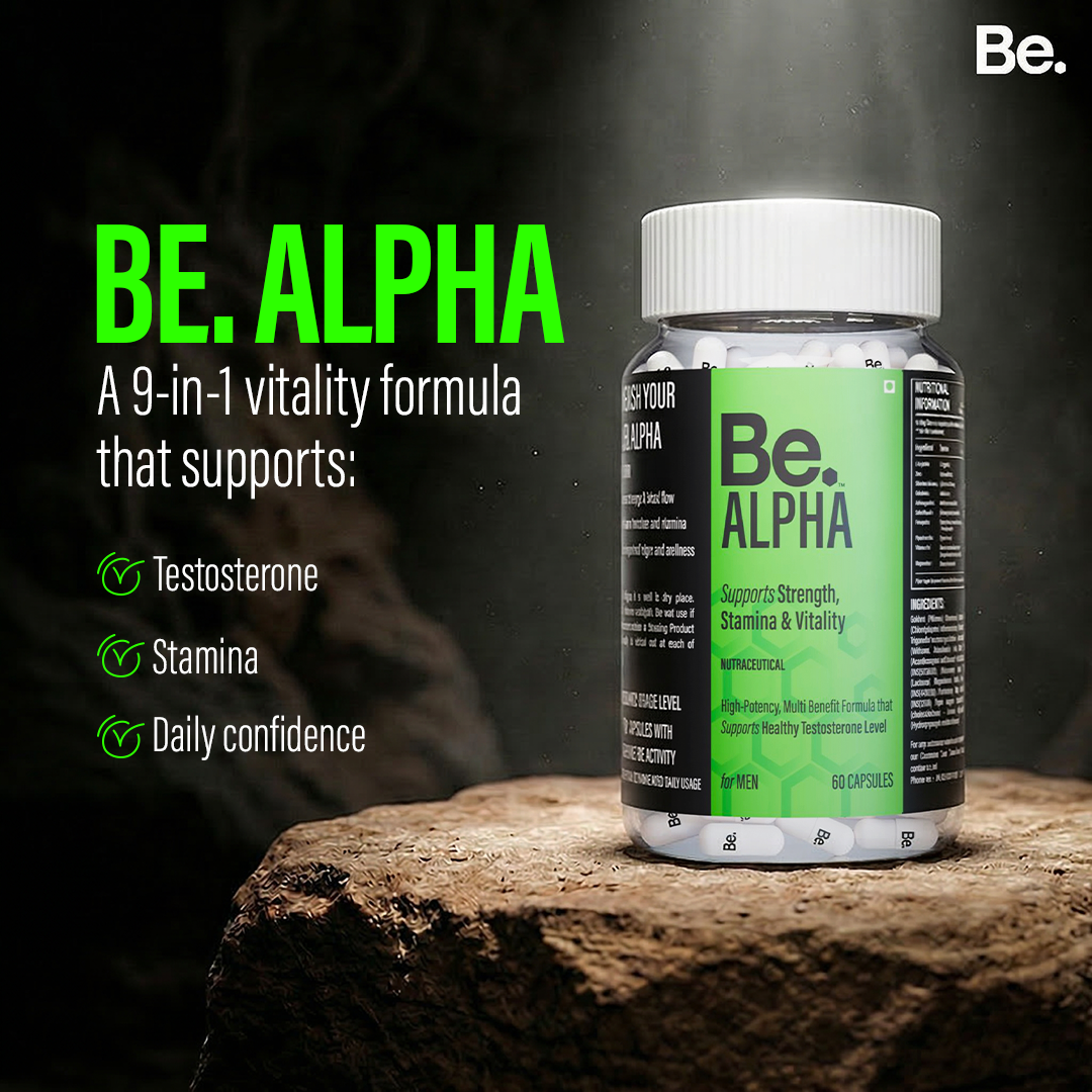 Be Wellness Facebook ad: Don’t Just Exist. Be Alpha!