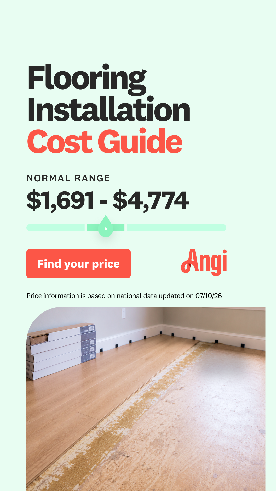 Angi Facebook ad: Angi - Laminate Flooring Installers