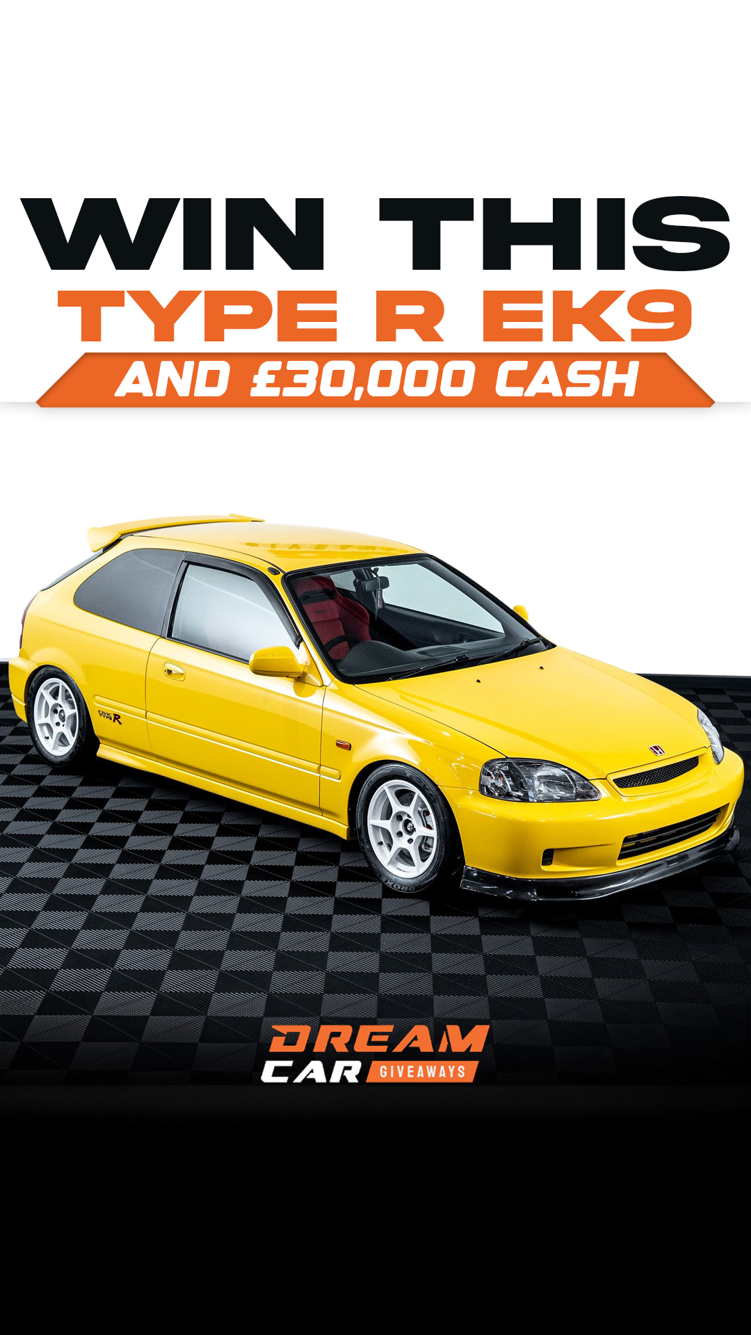 Dream Car Giveaways Facebook ad