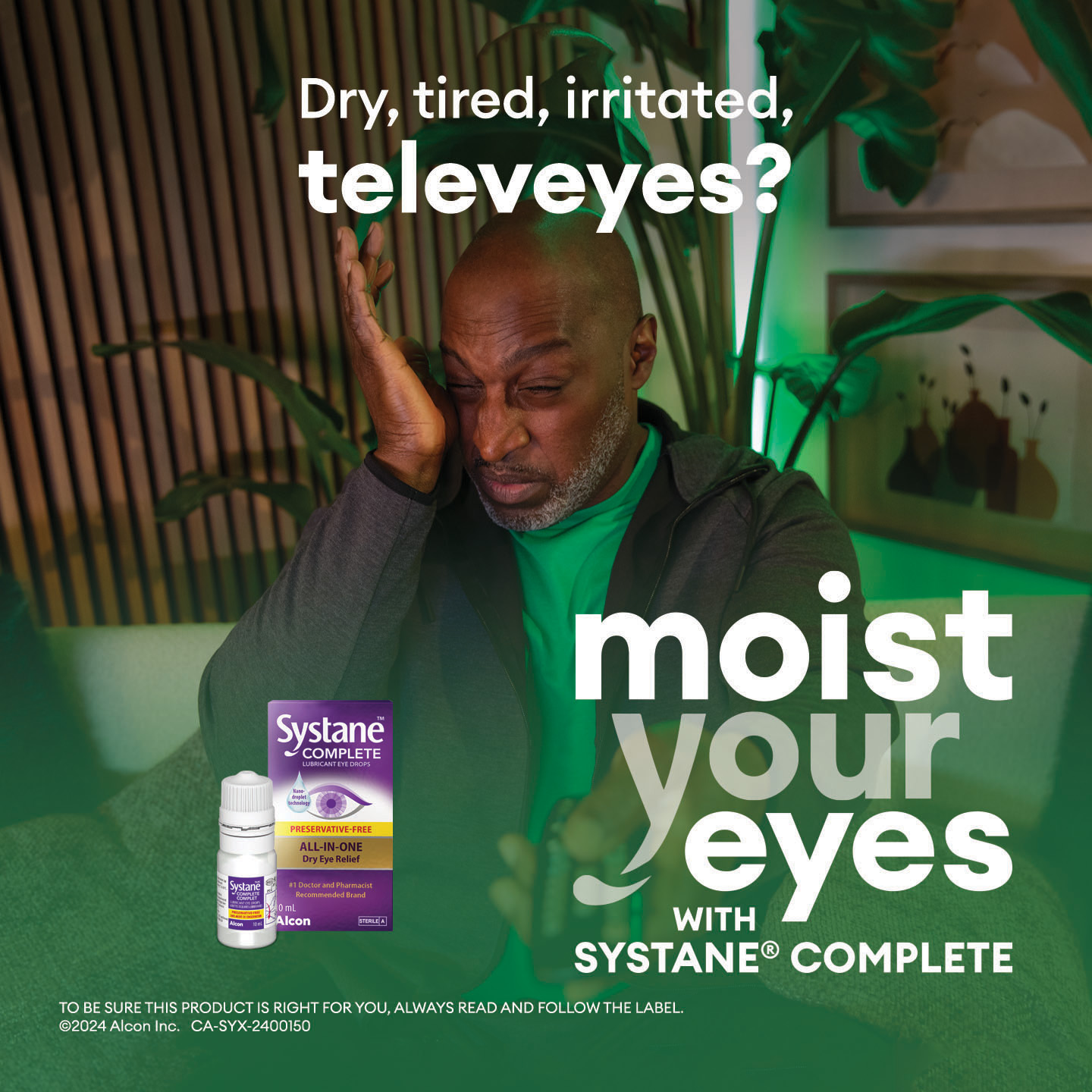 Alcon Canada Facebook ad